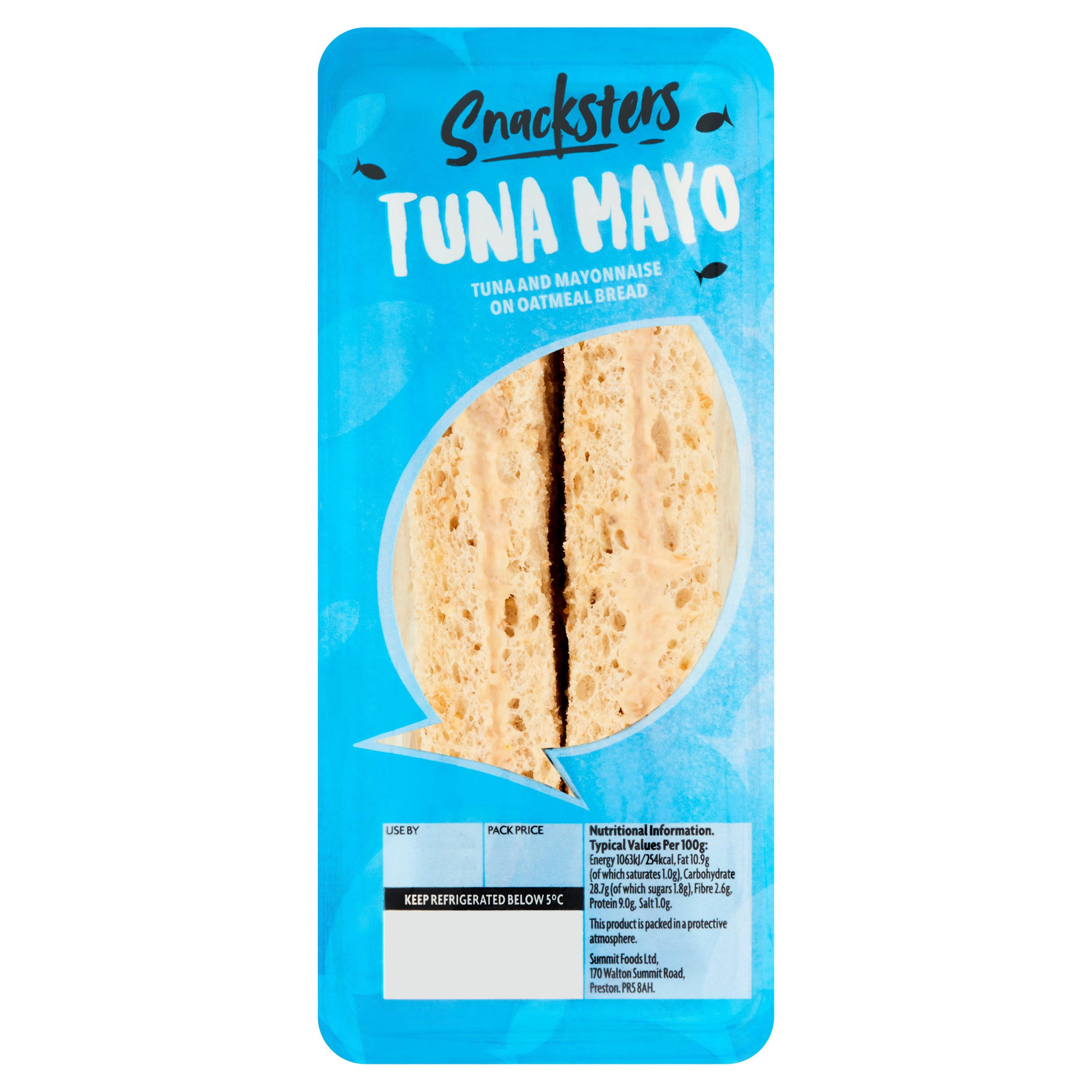Snacksters Tuna Mayo Sandwich Chilled Ready Meals & Snacks Iceland
