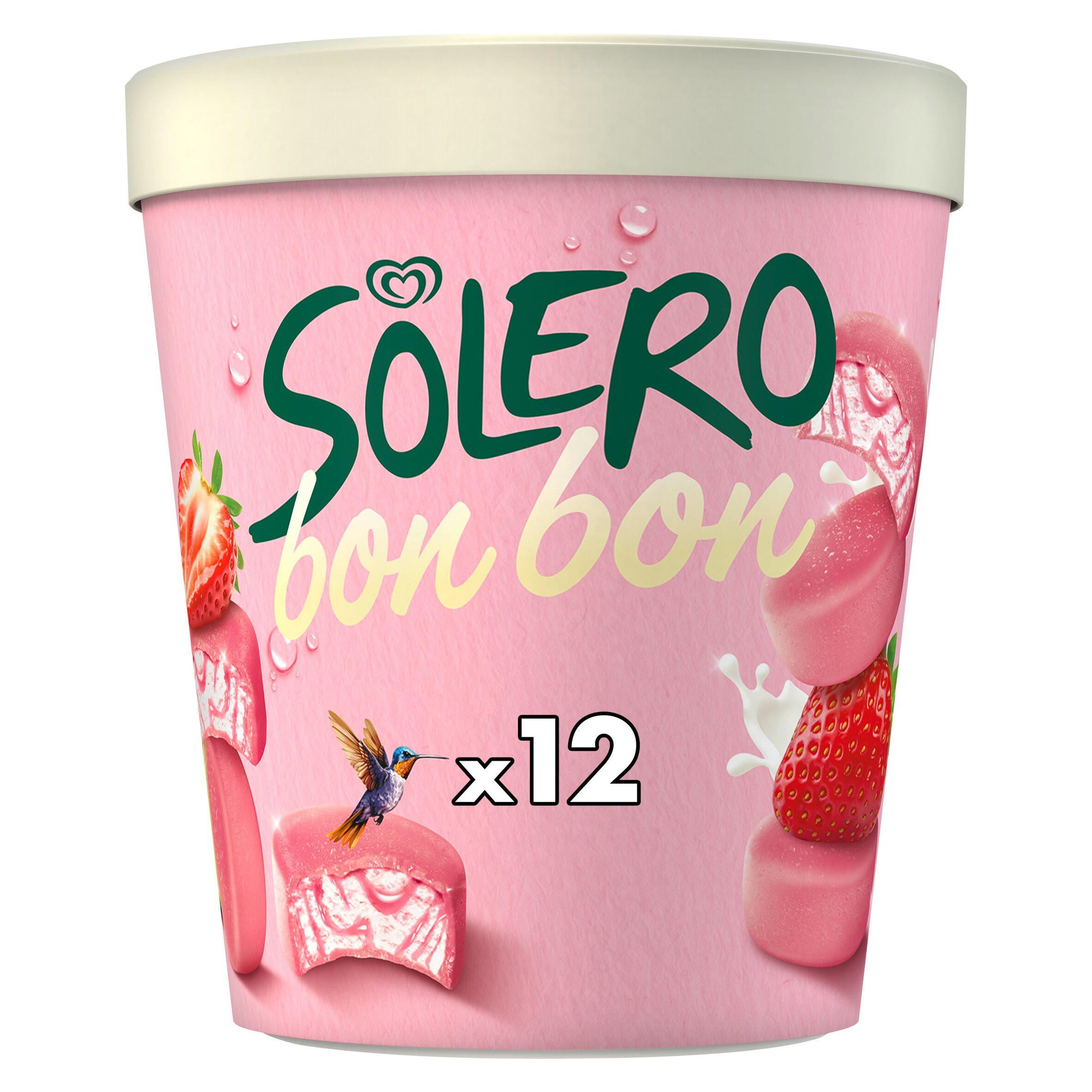 Solero Bon Bon Ice Cream Frozen Snack Exotic 192 ml 12MP