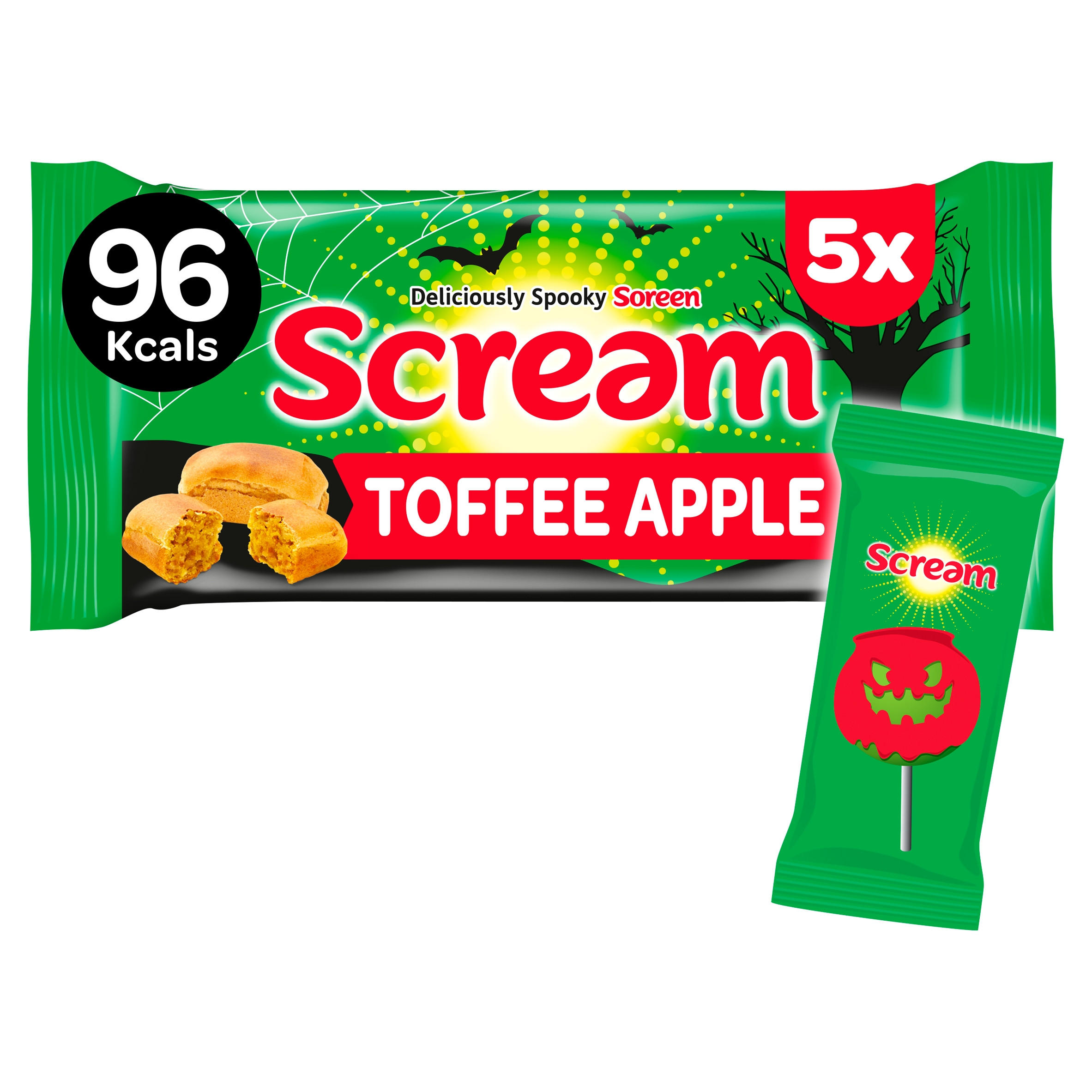 Soreen Halloween Scream 5 Toffee Apple Lunchbox Loaves
