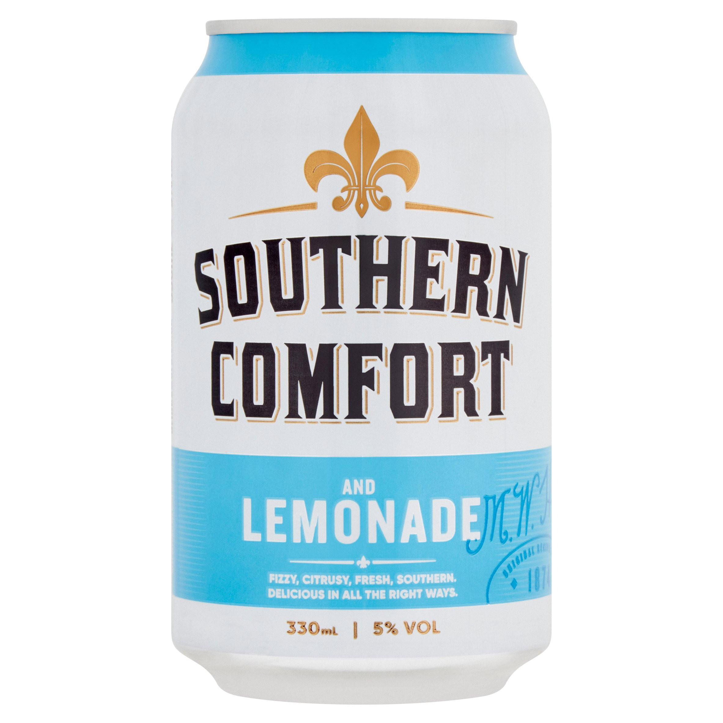 Southern Comfort Lemonade 330ml Liqueurs Iceland Foods