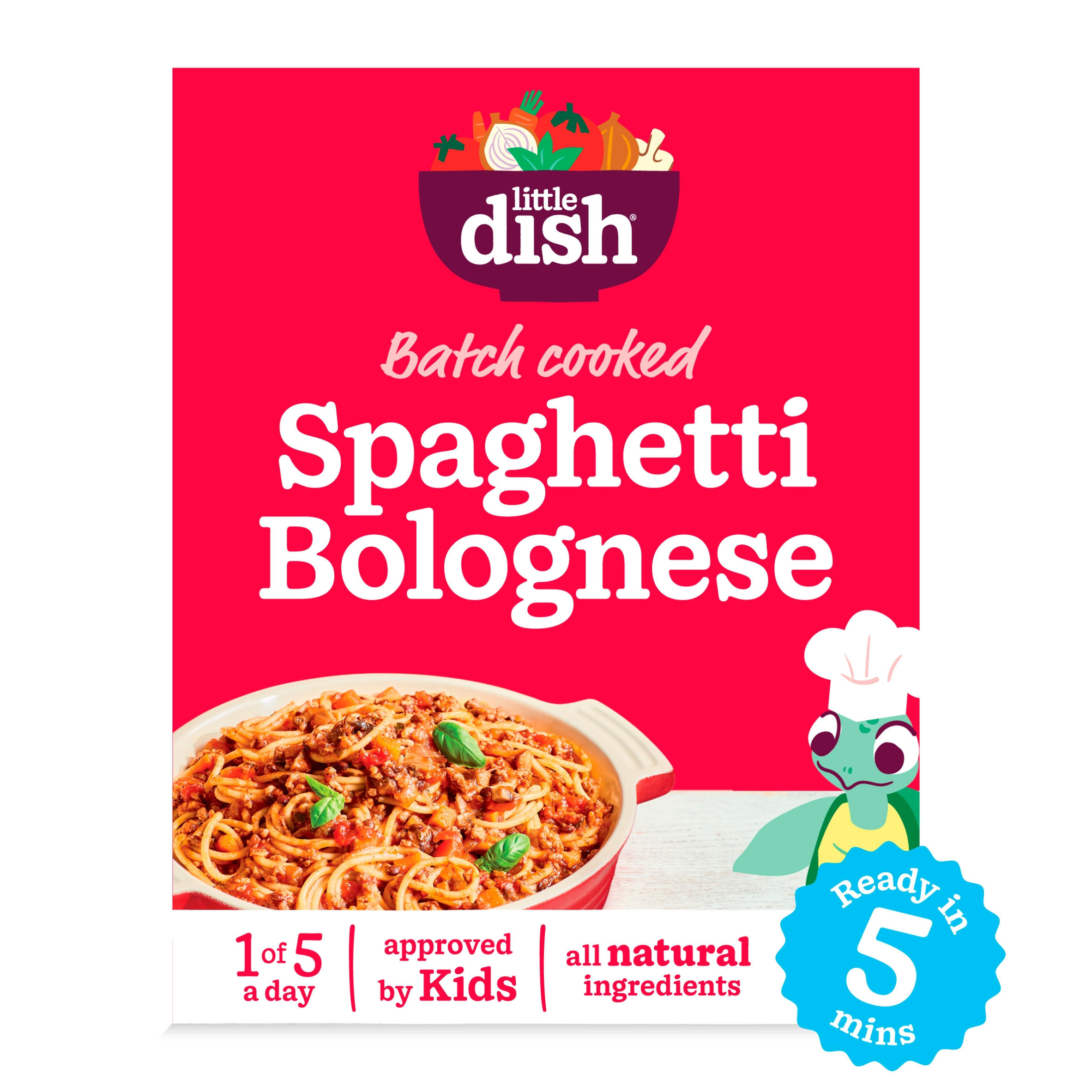 Spaghetti Bolognese Frozen Kids Meal, folic acid free