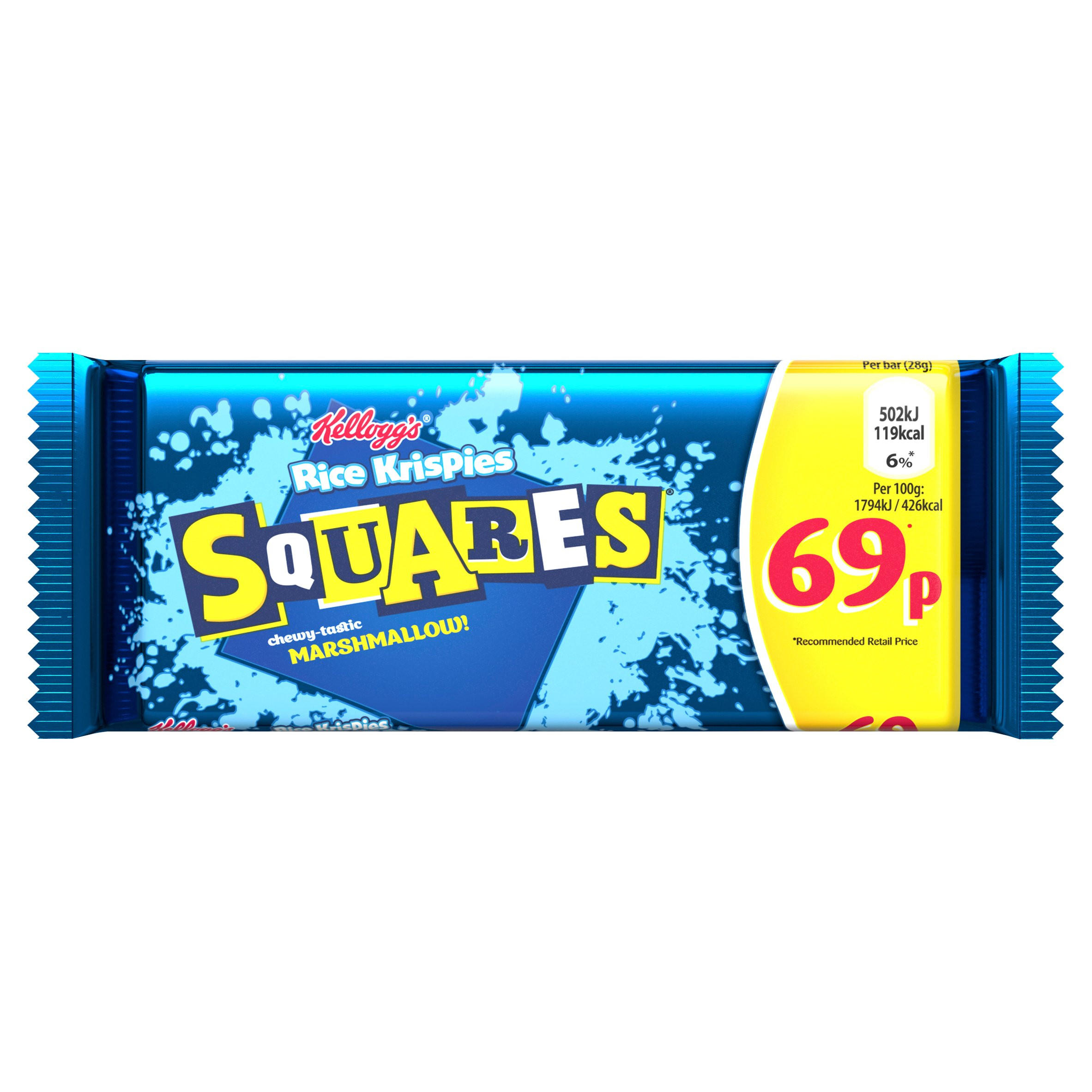 Squares Rice Krispies Marshmallow 28g 