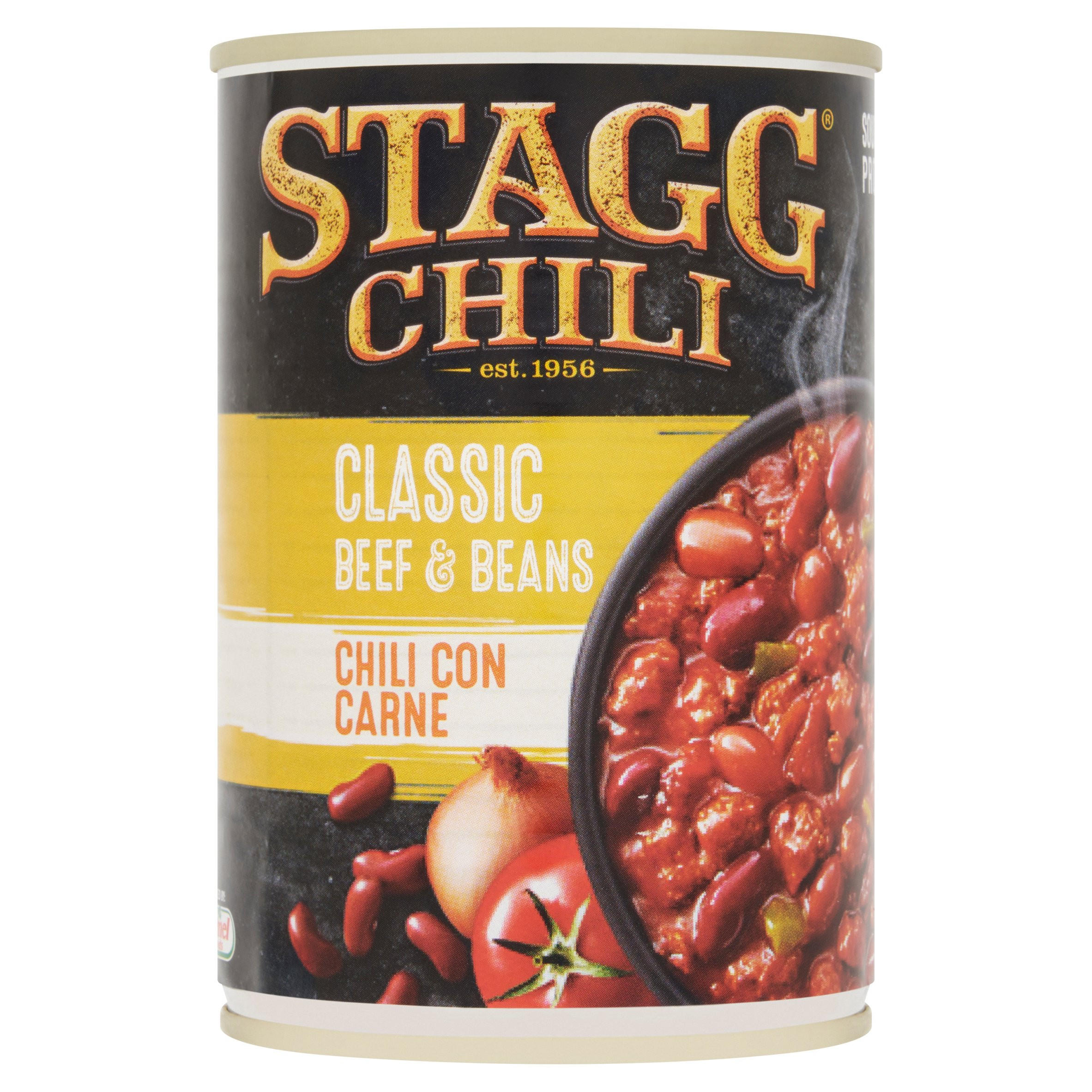 Stagg Chili Classic Beef & Beans Chili Con Carne 400g Cans, Tins