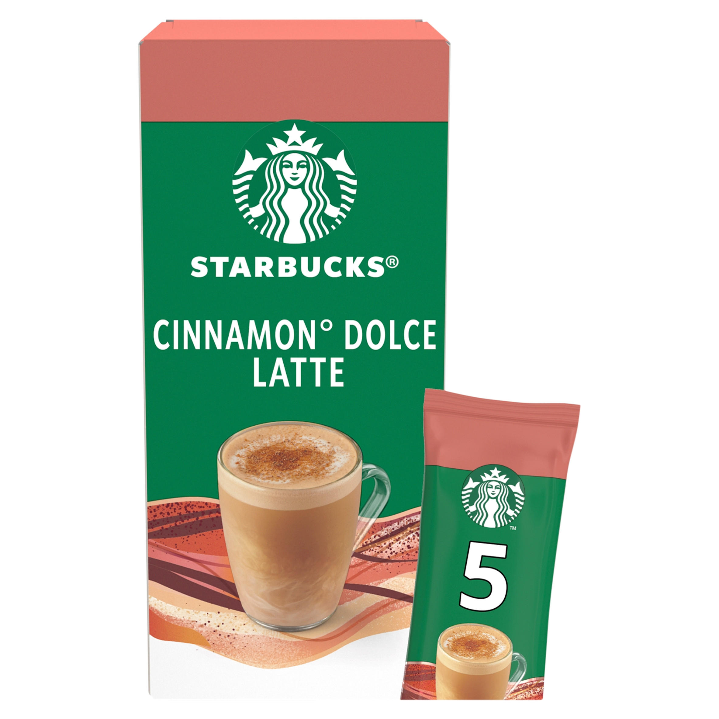 Starbucks Cinnamon Dolce Latte Instant Coffee Sachets 5 x 23.5g