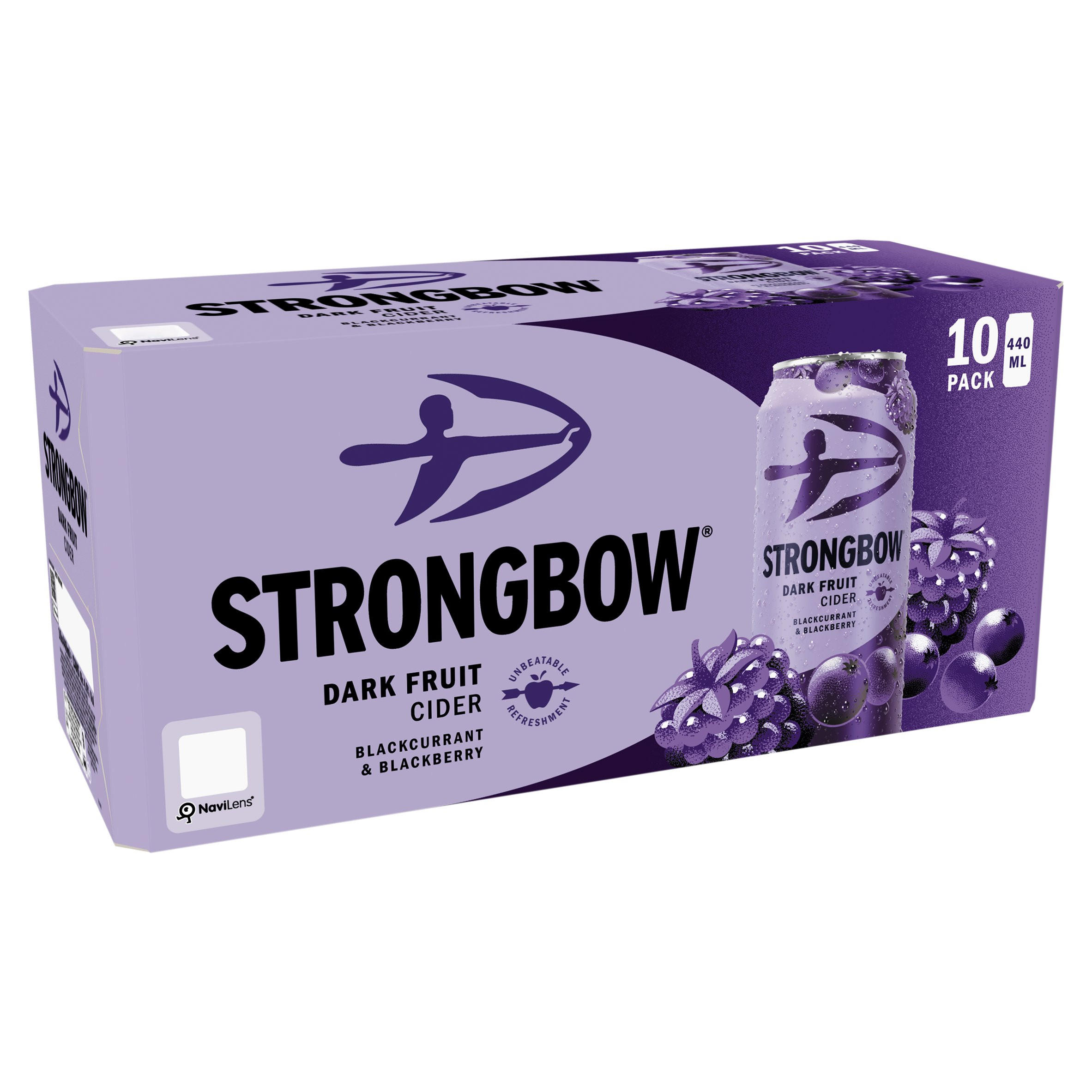 Strongbow Dark Fruit Cider Can 10x440ml