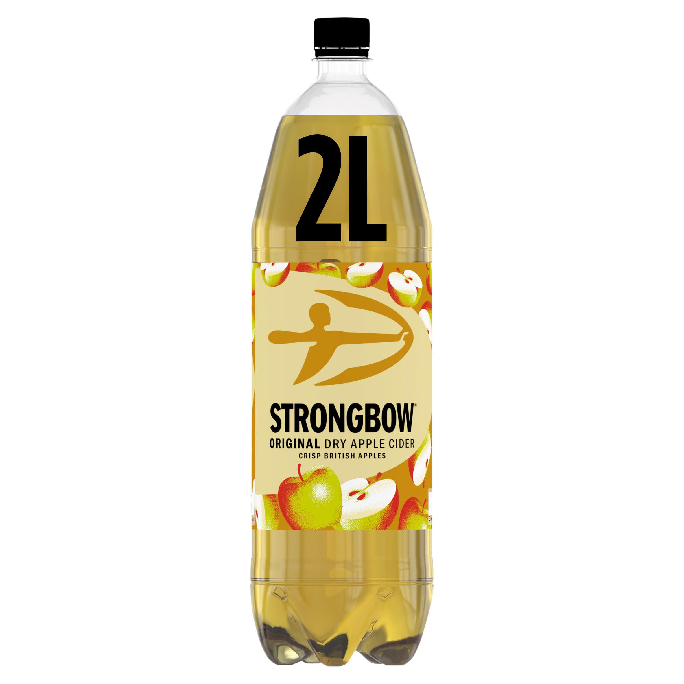 Strongbow Original Apple Cider Bottle 4.5% ABV 2 Litre