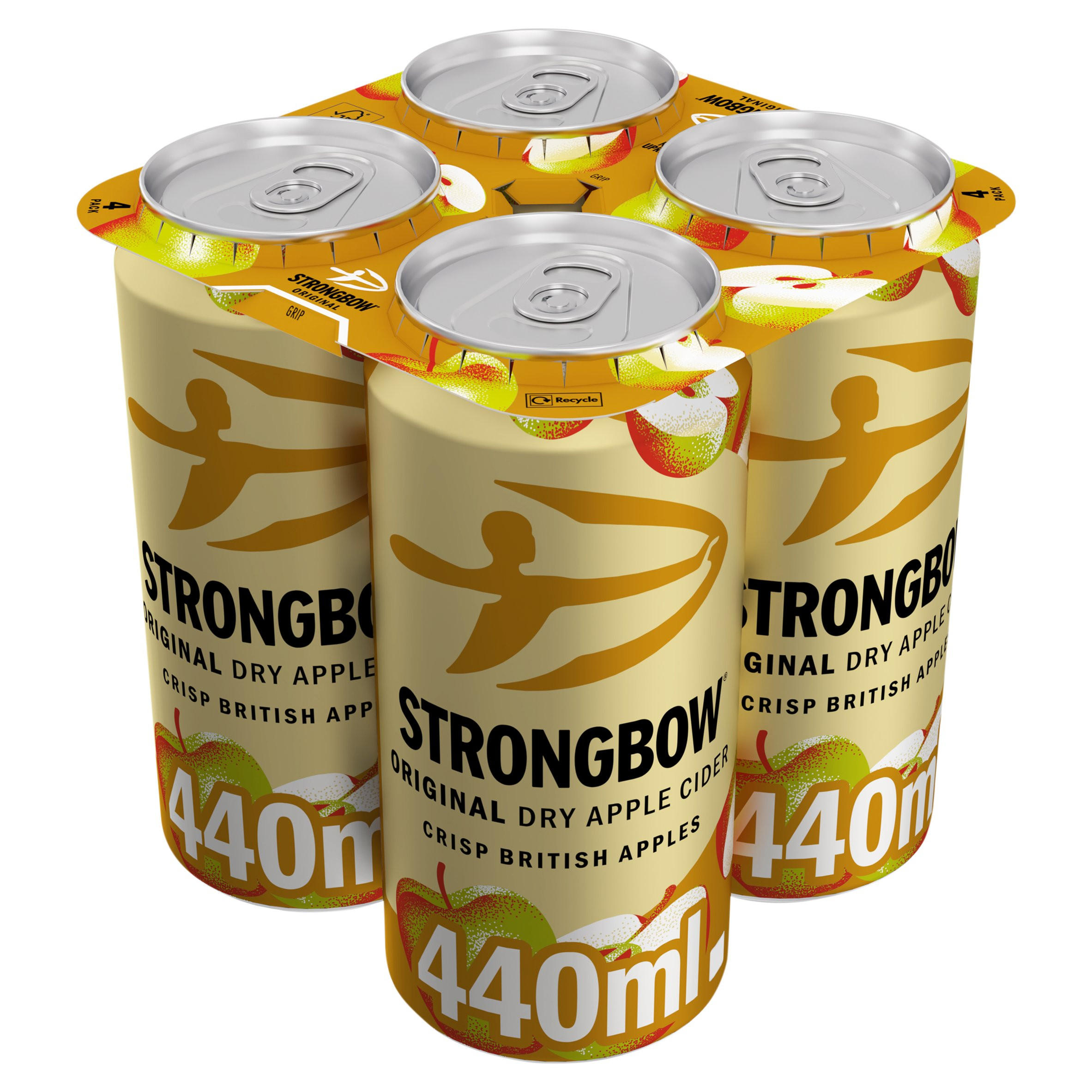Strongbow Original Cider Can 4x440ml