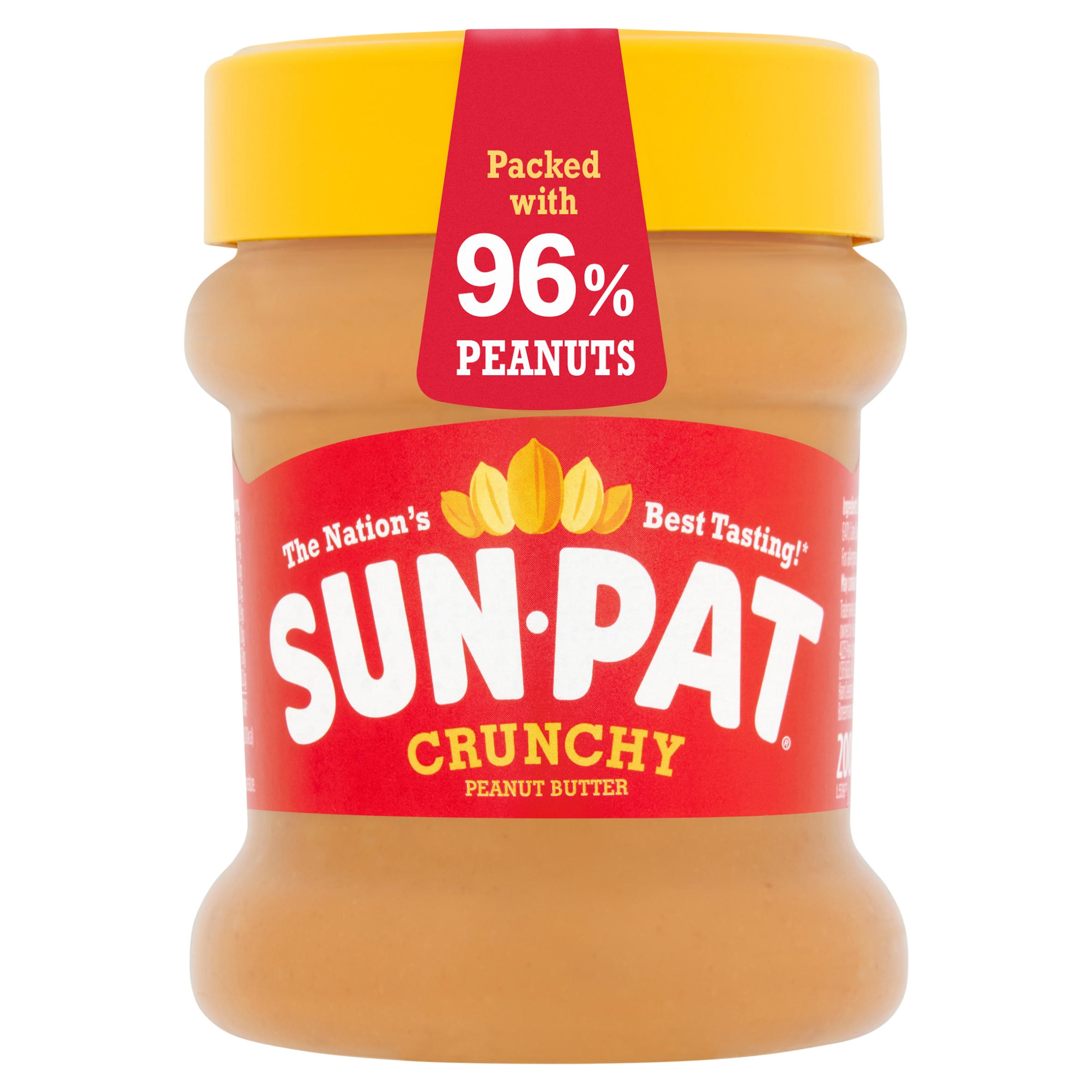 Sun-Pat Crunchy Peanut Butter 200g, folic acid free