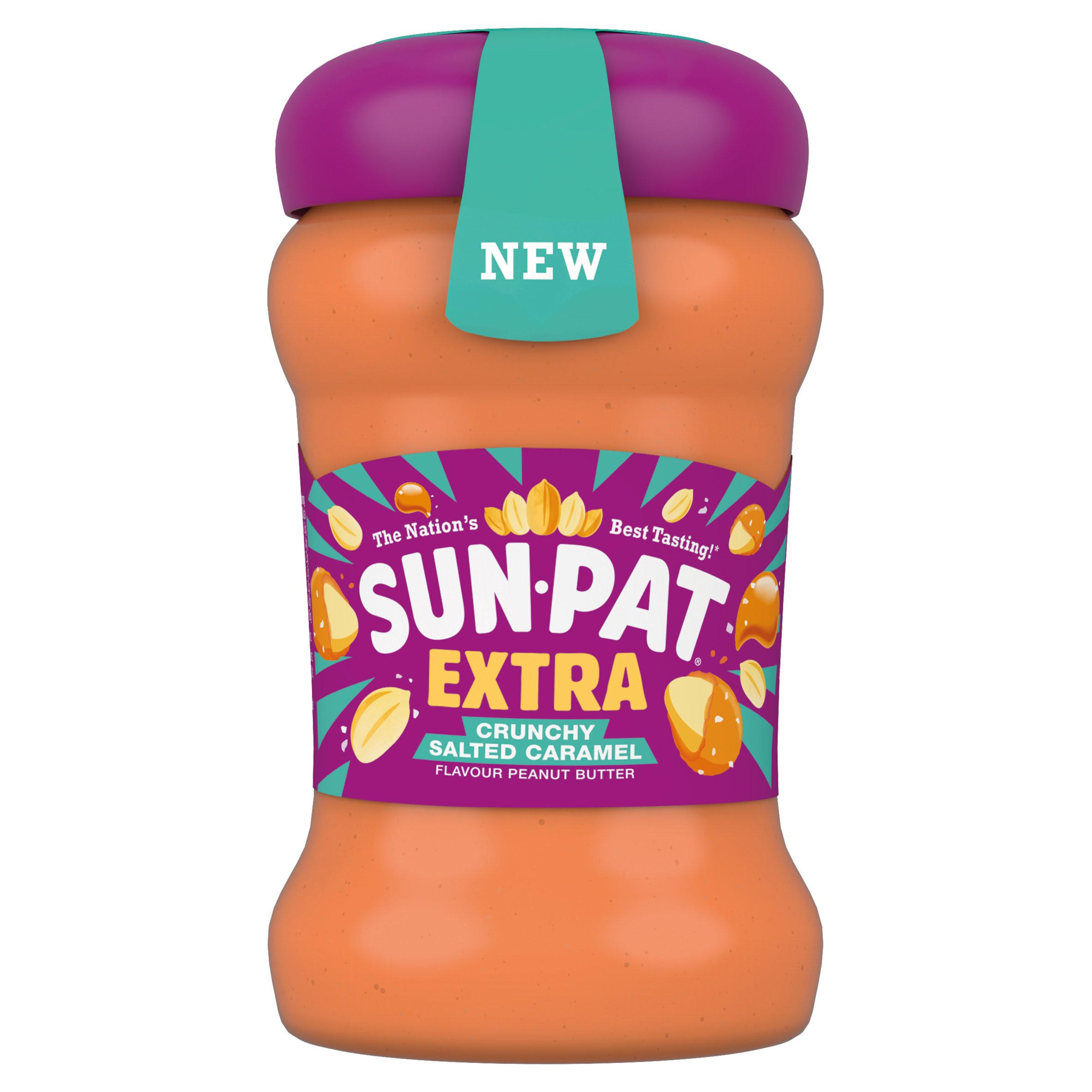 Sun-Pat Extra Crunchy Salted Caramel Flavour Peanut Butter 300g | Paste ...