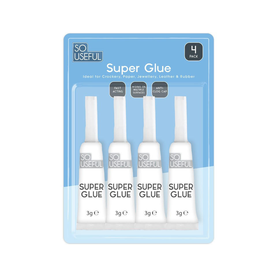 Super Glue 4pk