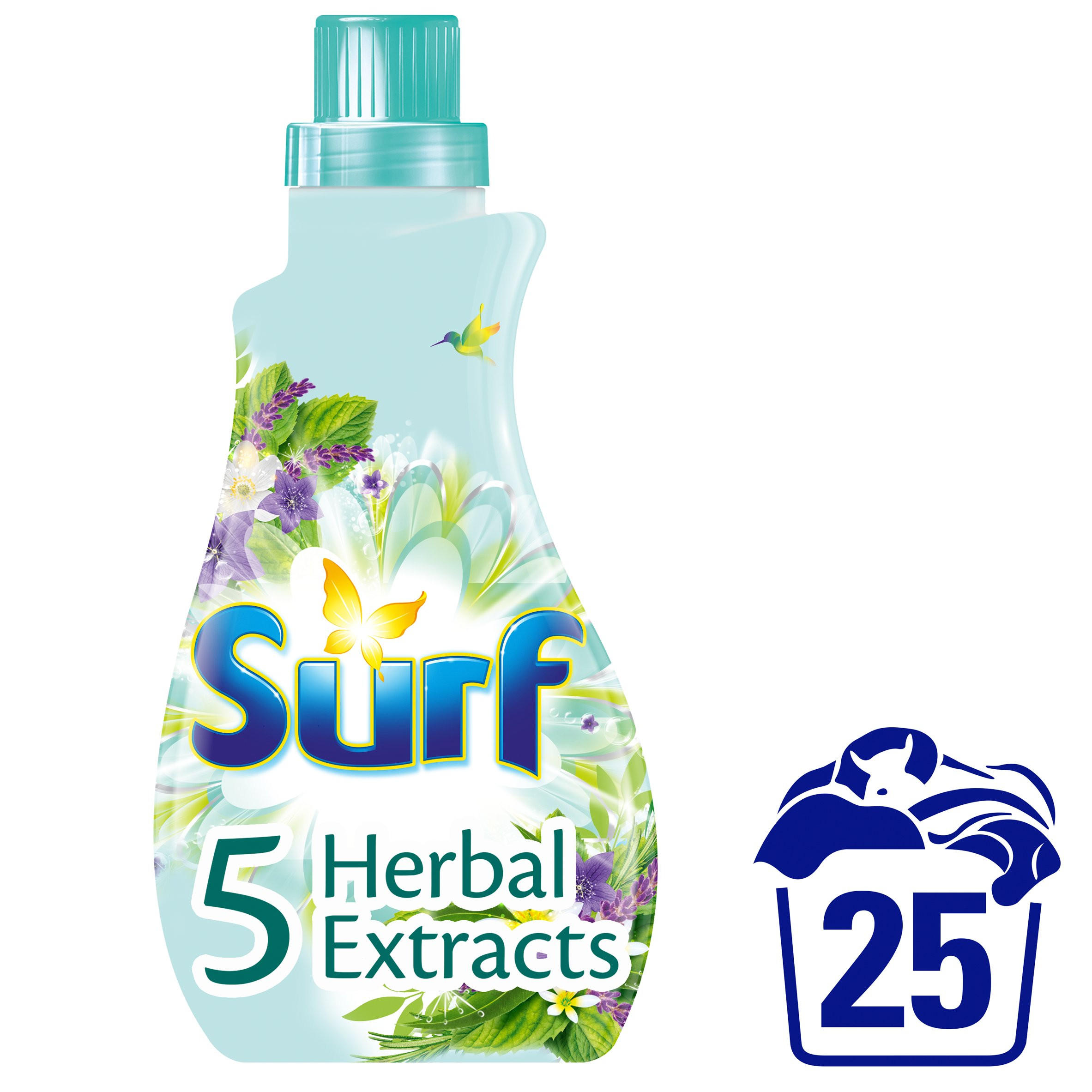 Surf 5 Herbal Extracts Washing Liquid 25 Wash 875ml Washing Powders & Liquids Iceland Foods