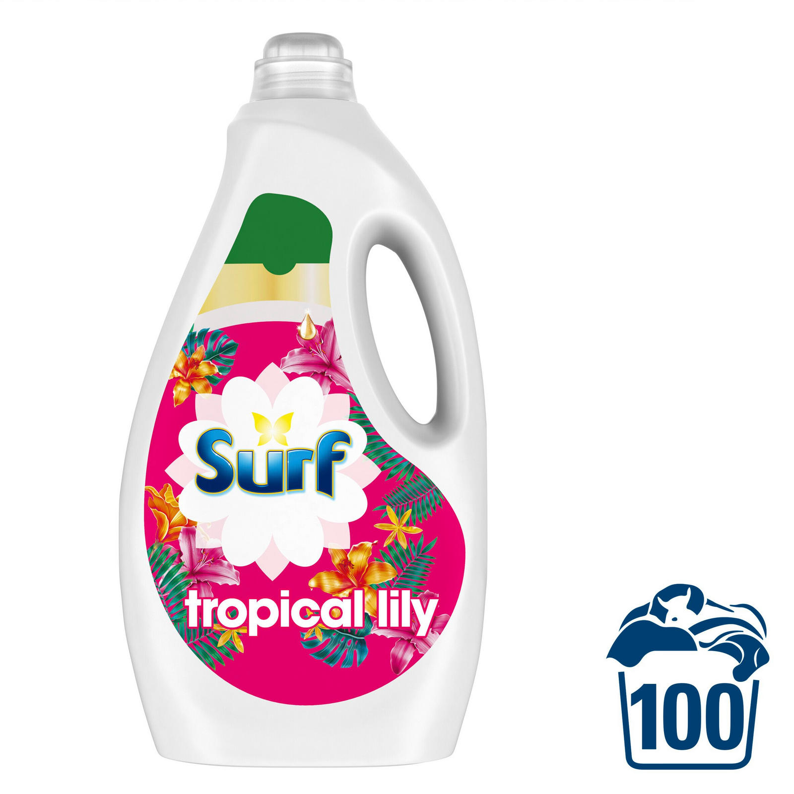 Post impresionism unsprezece Împiedica  Surf Tropical Lily Concentrated Liquid Laundry Detergent 100 washes |  Washing Powders & Liquids | Iceland Foods