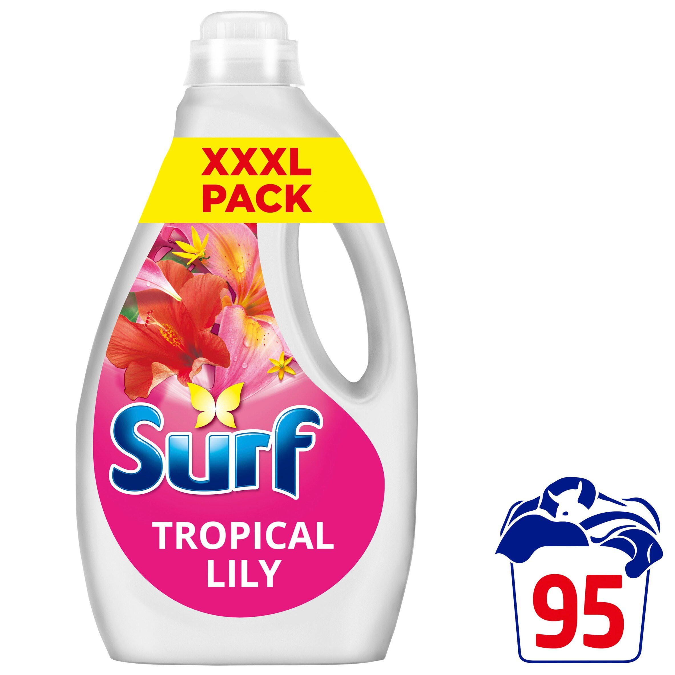 Surf Tropical Lily Liquid Laundry Washing Detergent 35 Washes