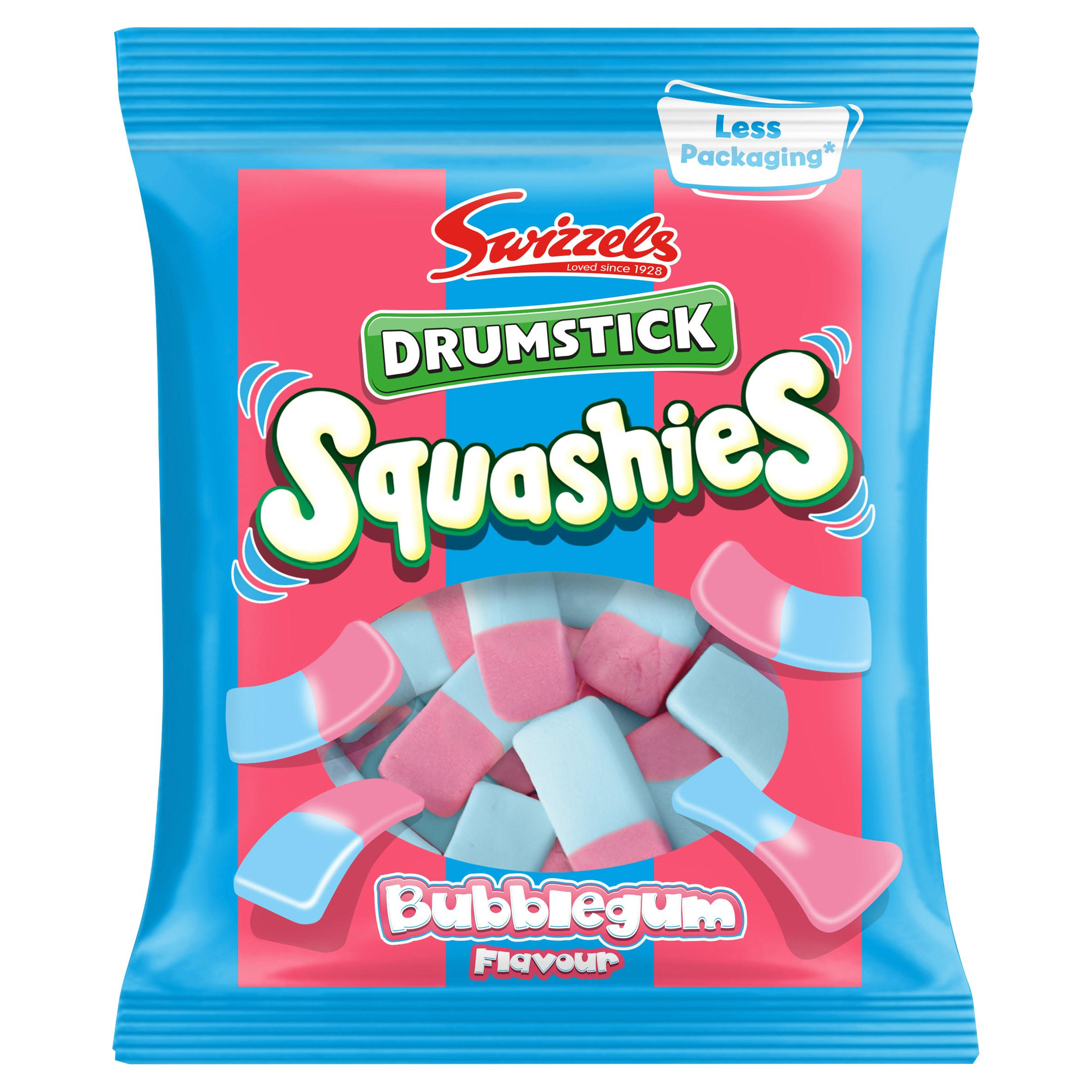 Swizzels Drumstick Squashies Bubblegum Flavour 160g Sweets Iceland