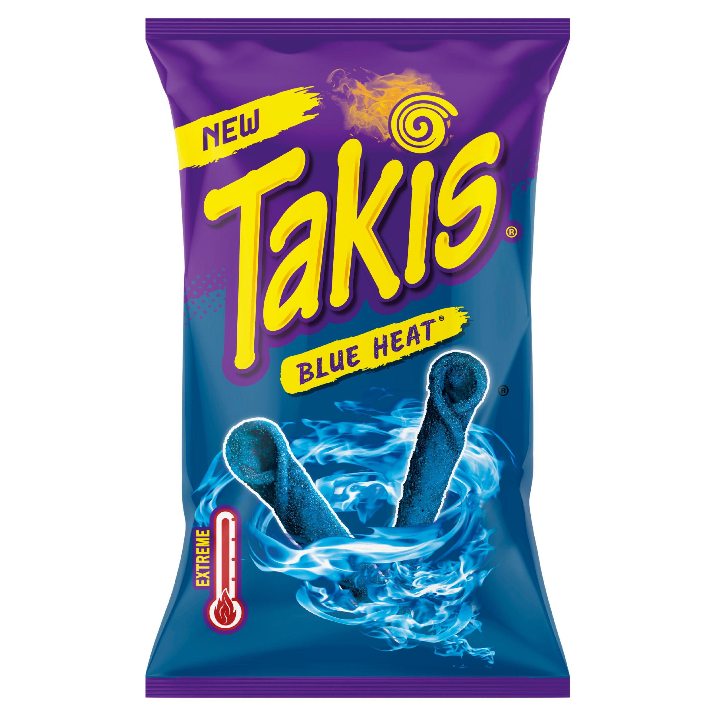 Takis Blue Heat Chilli and Lime Flavour Corn Snack 180g