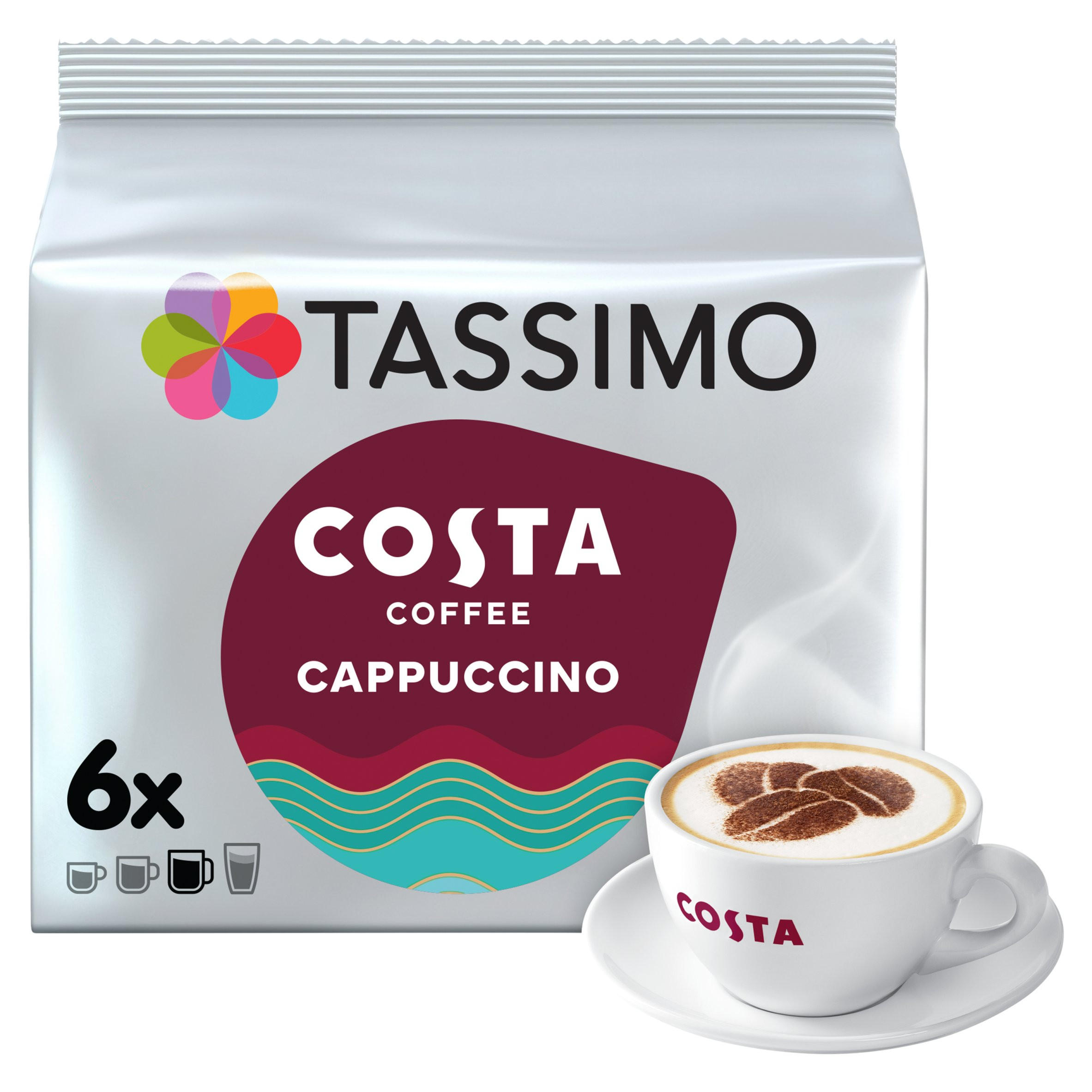 Tassimo Jacobs Cappuccino Choco 5er Pack, 40