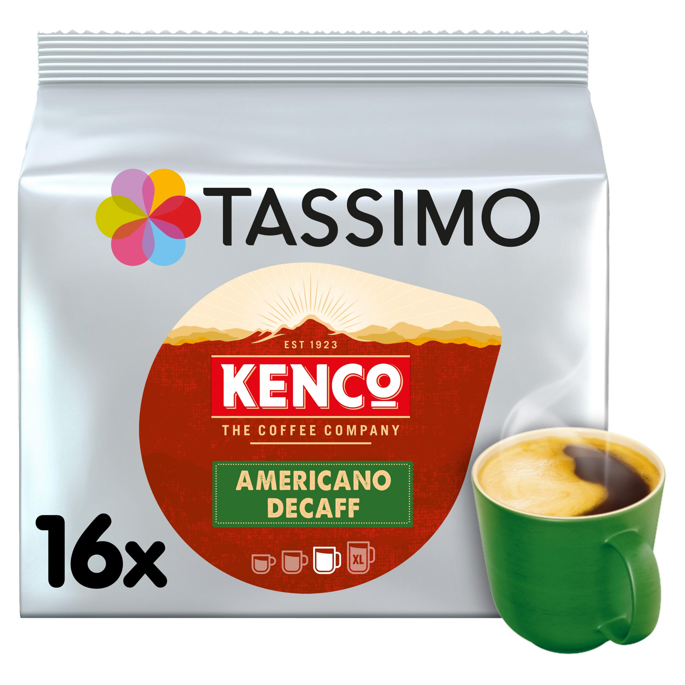 Tassimo Kenco Colombian Coffee Pods X16 136G
