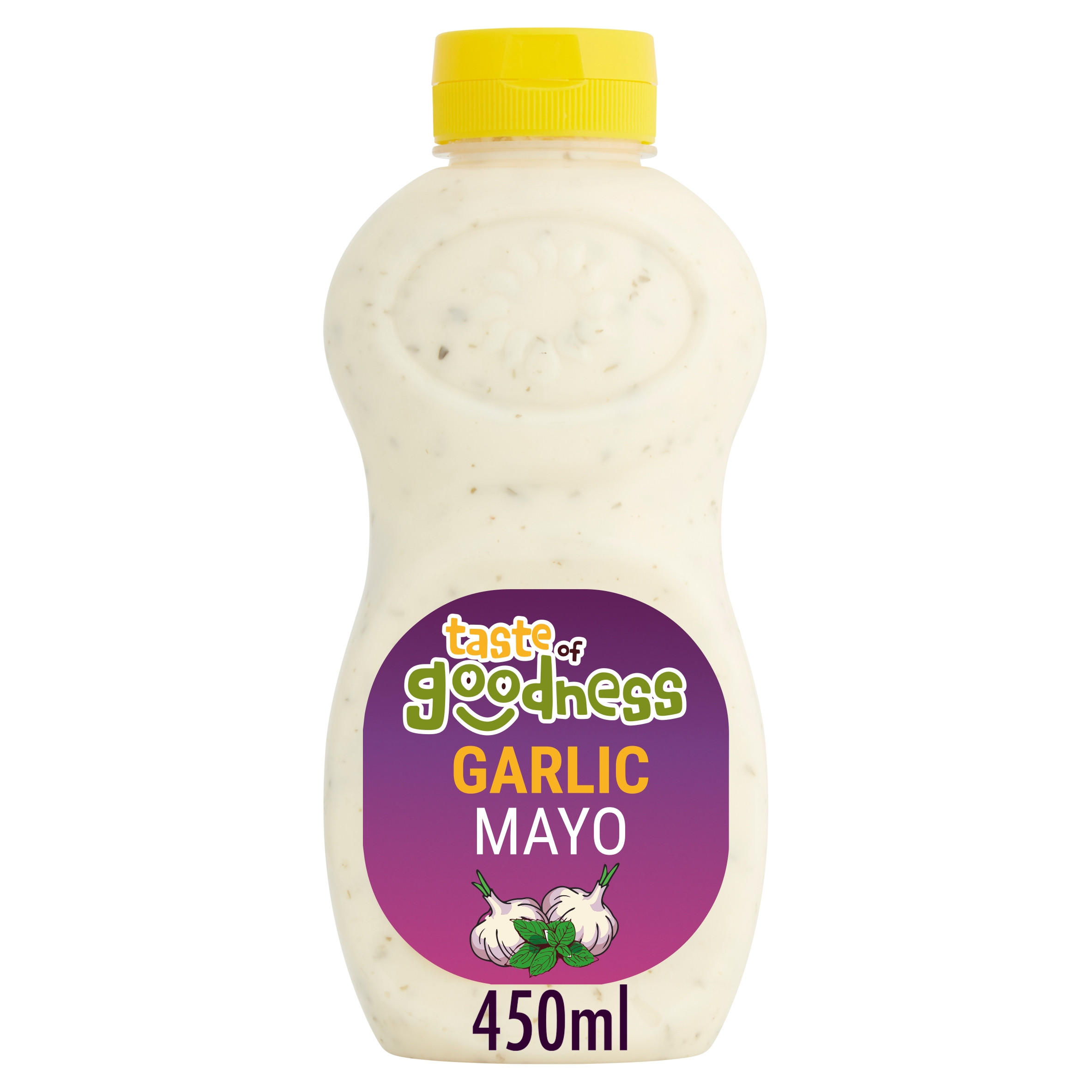 Taste of Goodness Garlic Mayo 450ml, folic acid free