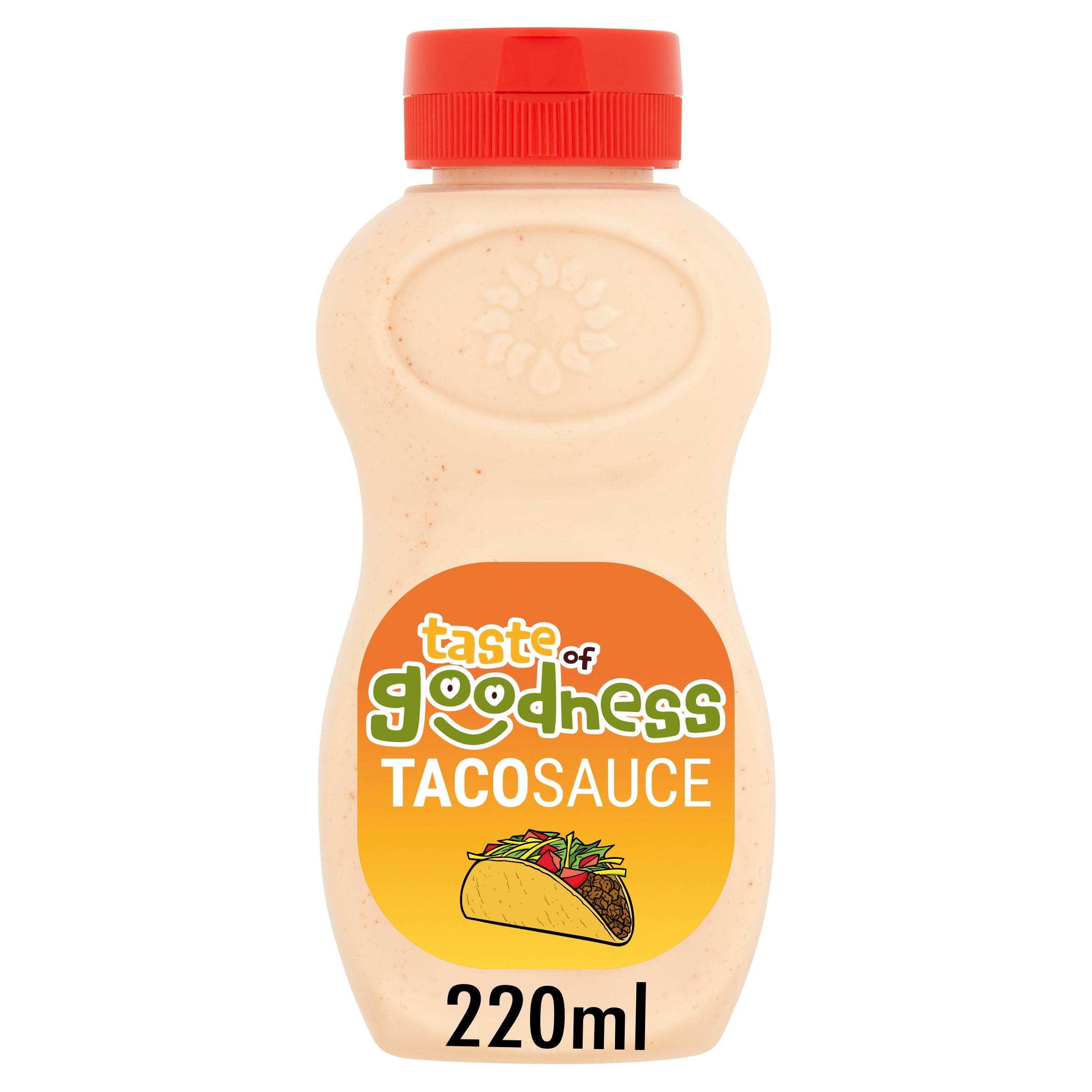 Taste of Goodness Taco Sauce 220ml, folic acid free