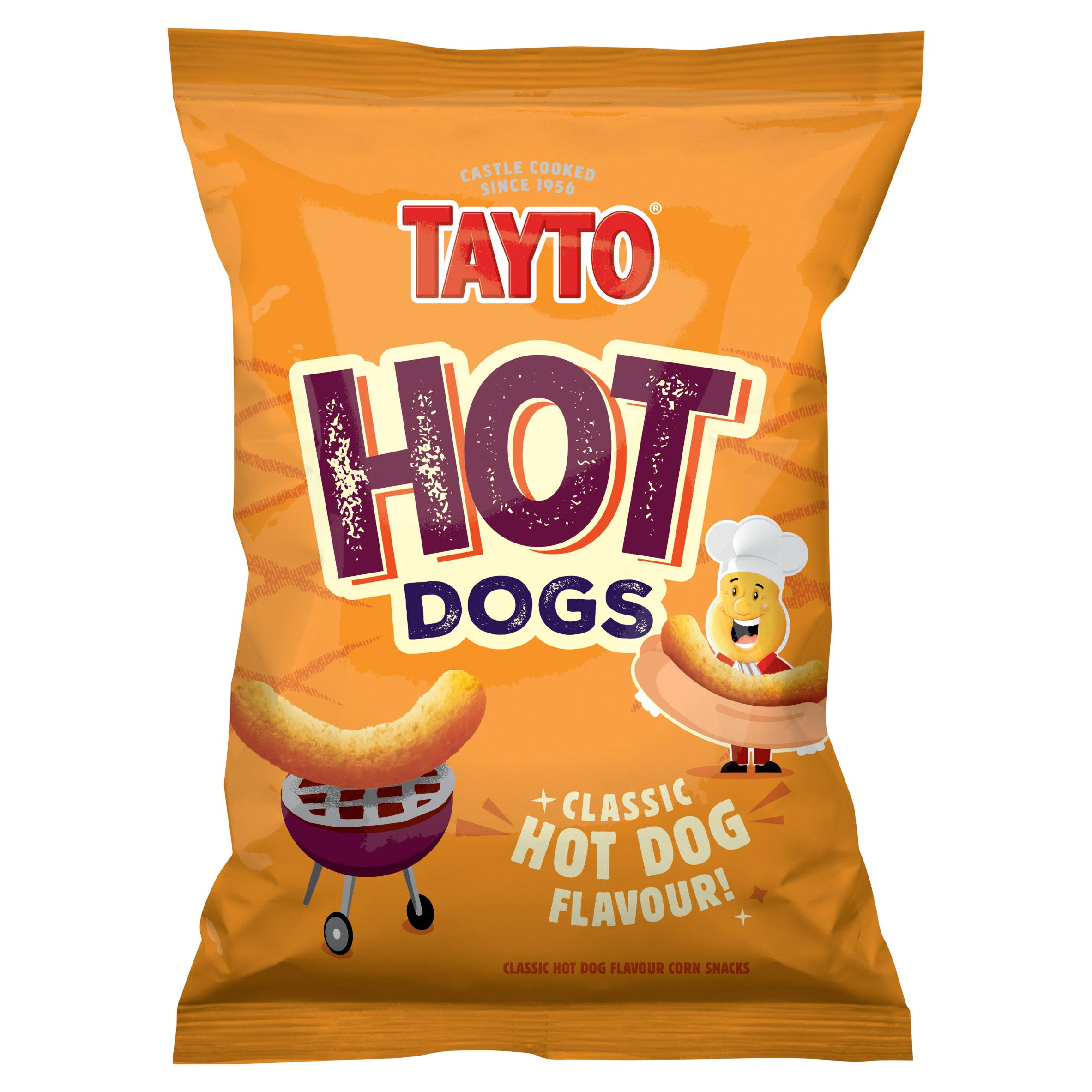 Tayto Classic Hot Dog Flavour Corn Snacks 65g