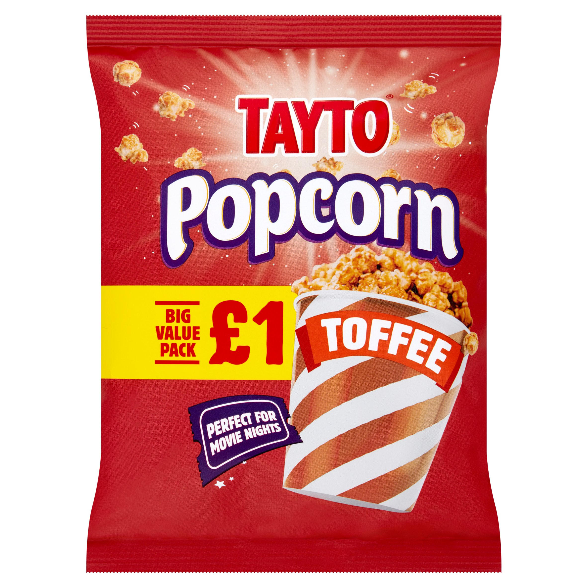 TAYTO Popcorn Toffee 88g Popcorn Iceland Foods