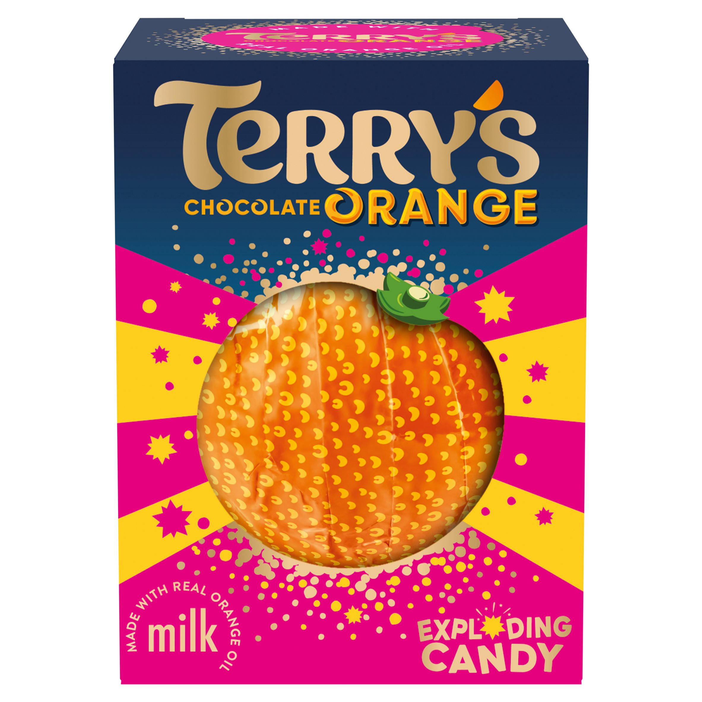 Chocolate Orange Exploding Candy Ball 147g