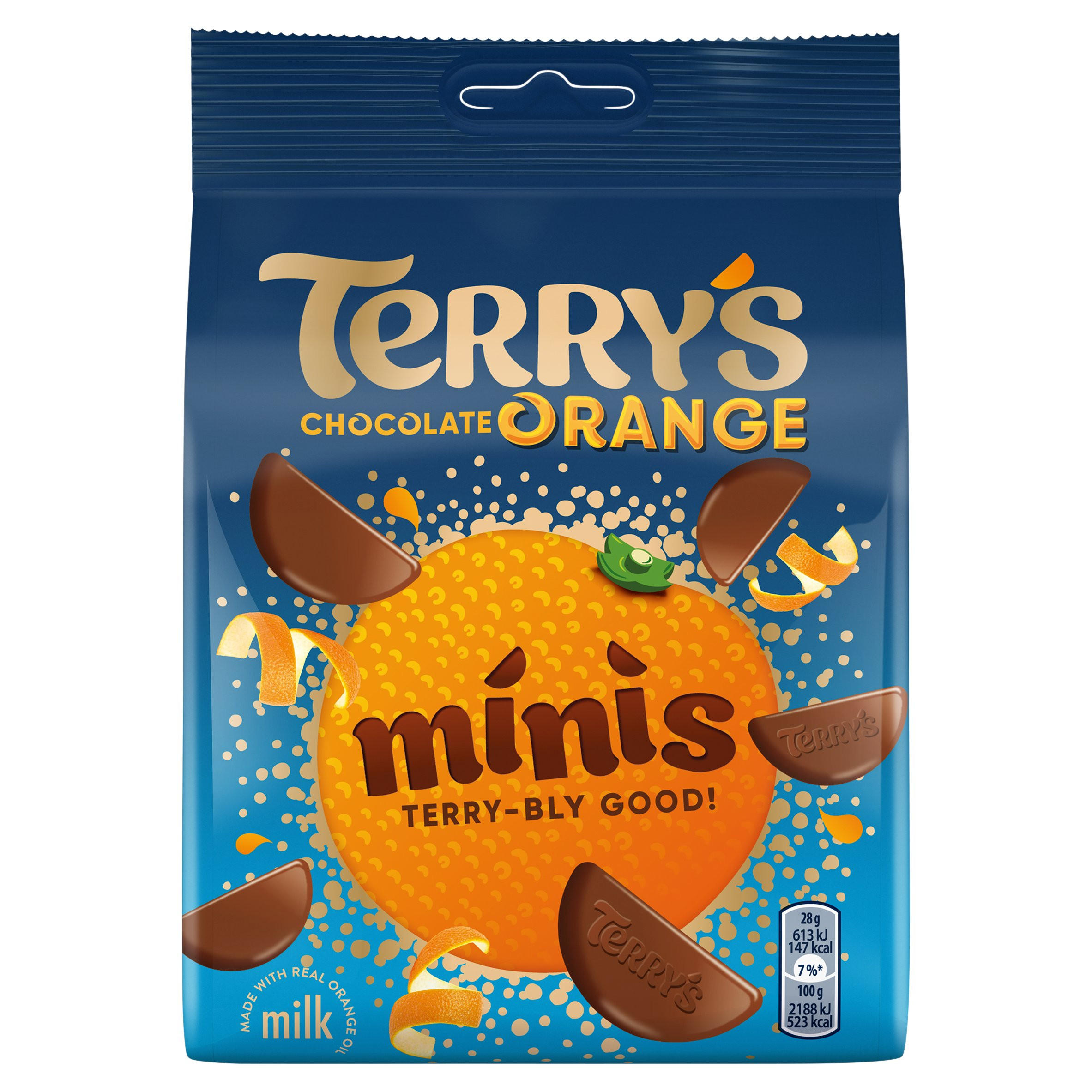 Terry's Chocolate Orange Minis 125g | Single Chocolate Bars & Bags ...