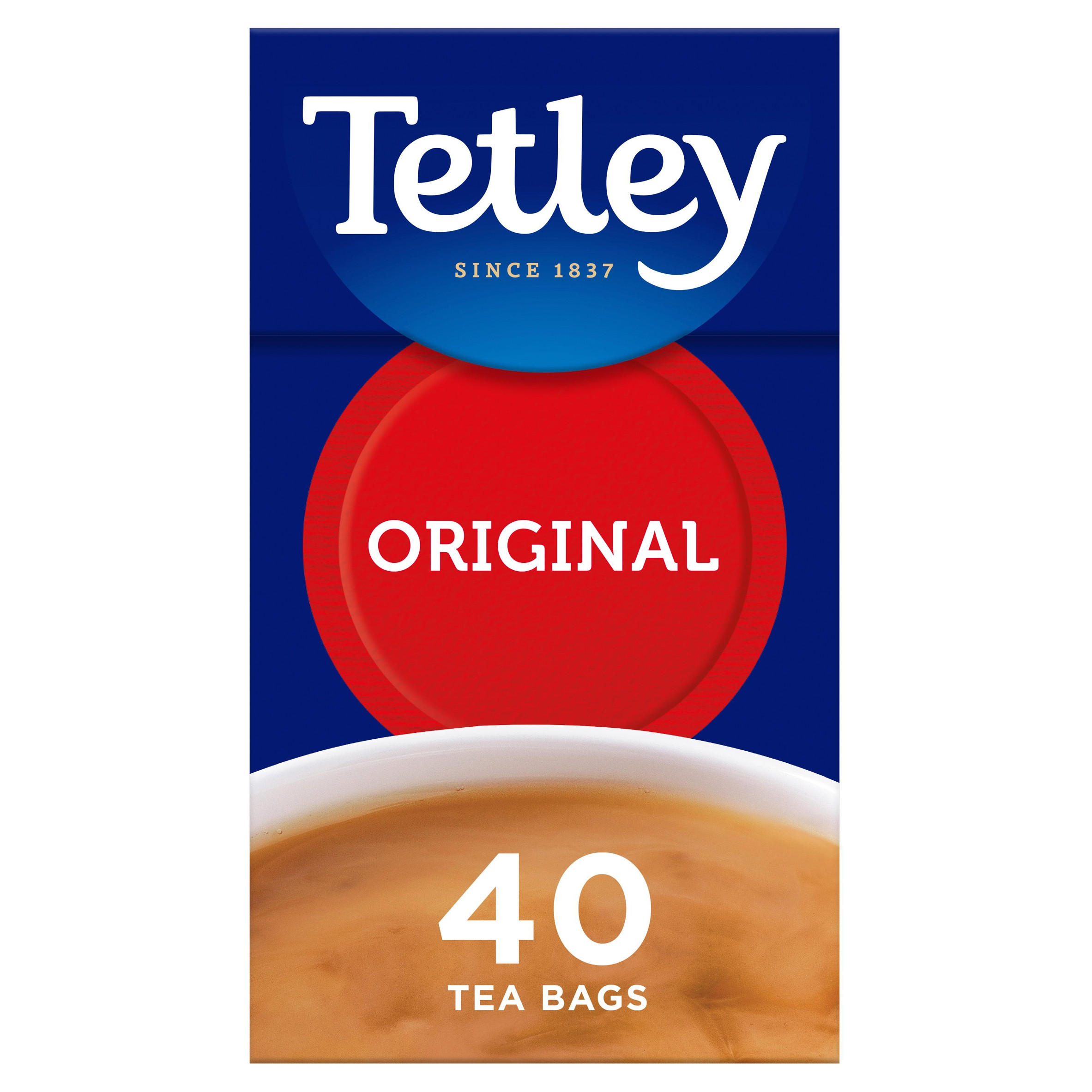 Tetley Decaf 40 Tea Bags 125g