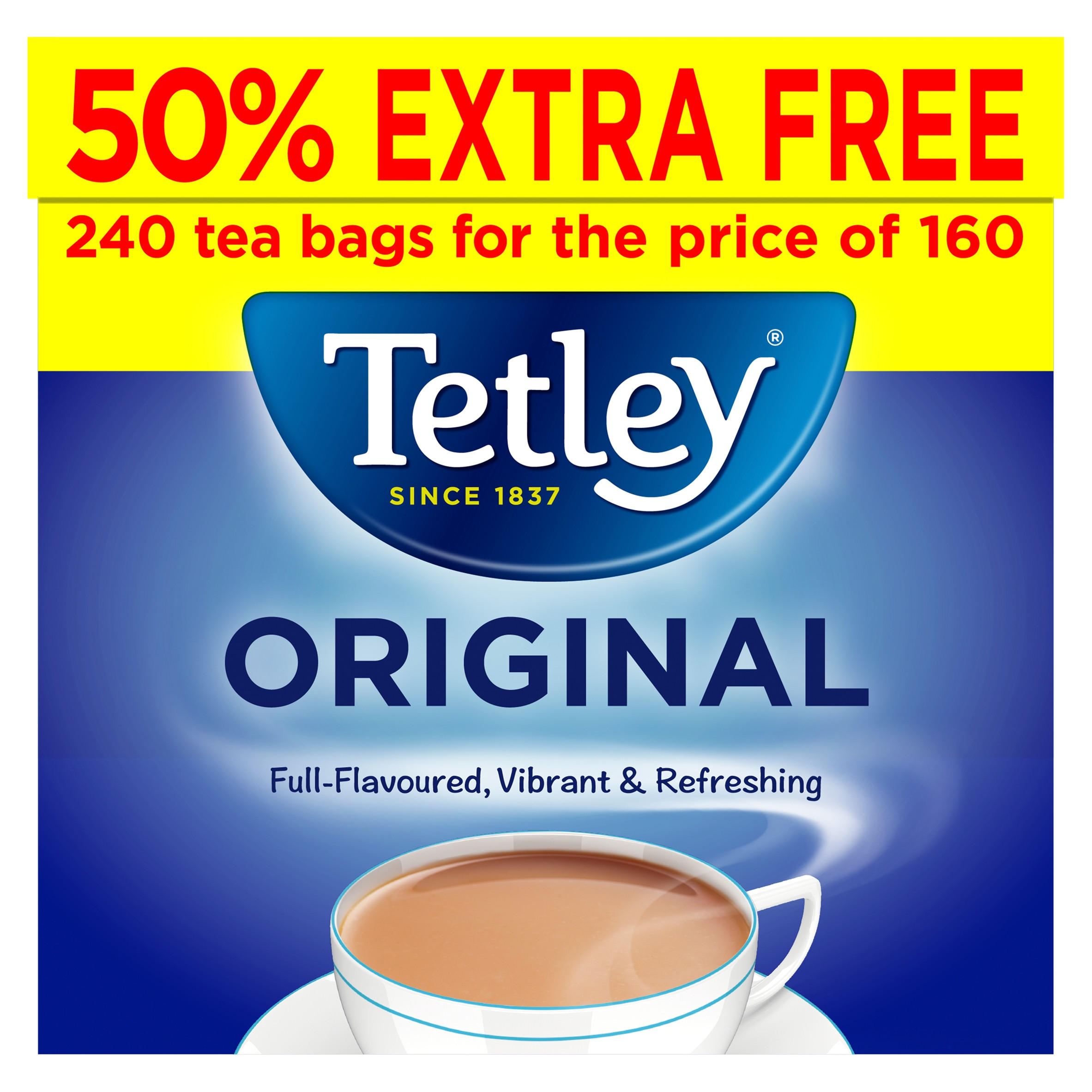 Amazon.com : Tetley Tea Bags - 3pk x 240ct : Grocery Tea Sampler : Grocery  & Gourmet Food
