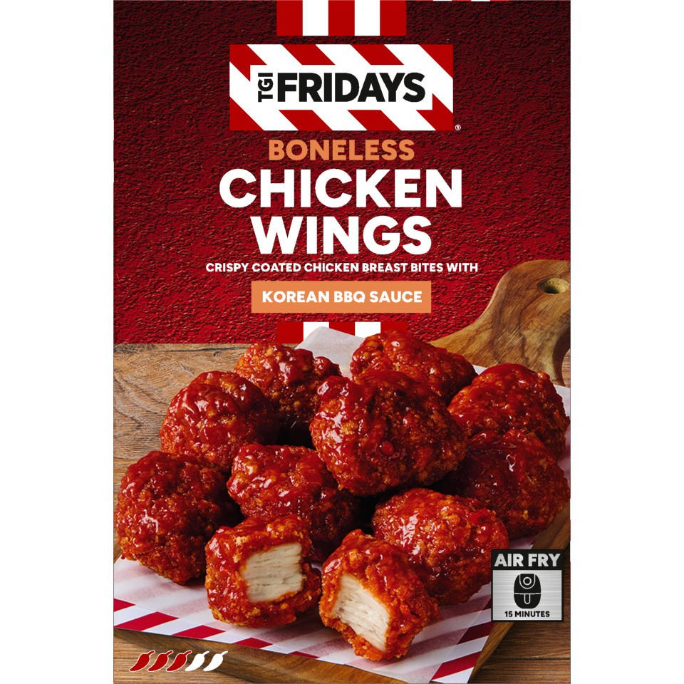 TGI Fridays Korean BBQ Crispy Coated Boneless Chicken Wings 400g