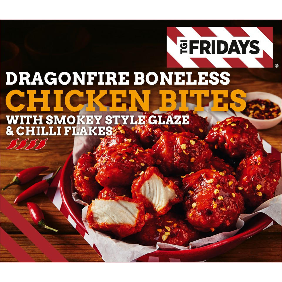 TGI Fridays Dragon Fire Chicken Chunks 421g Iceland Foods