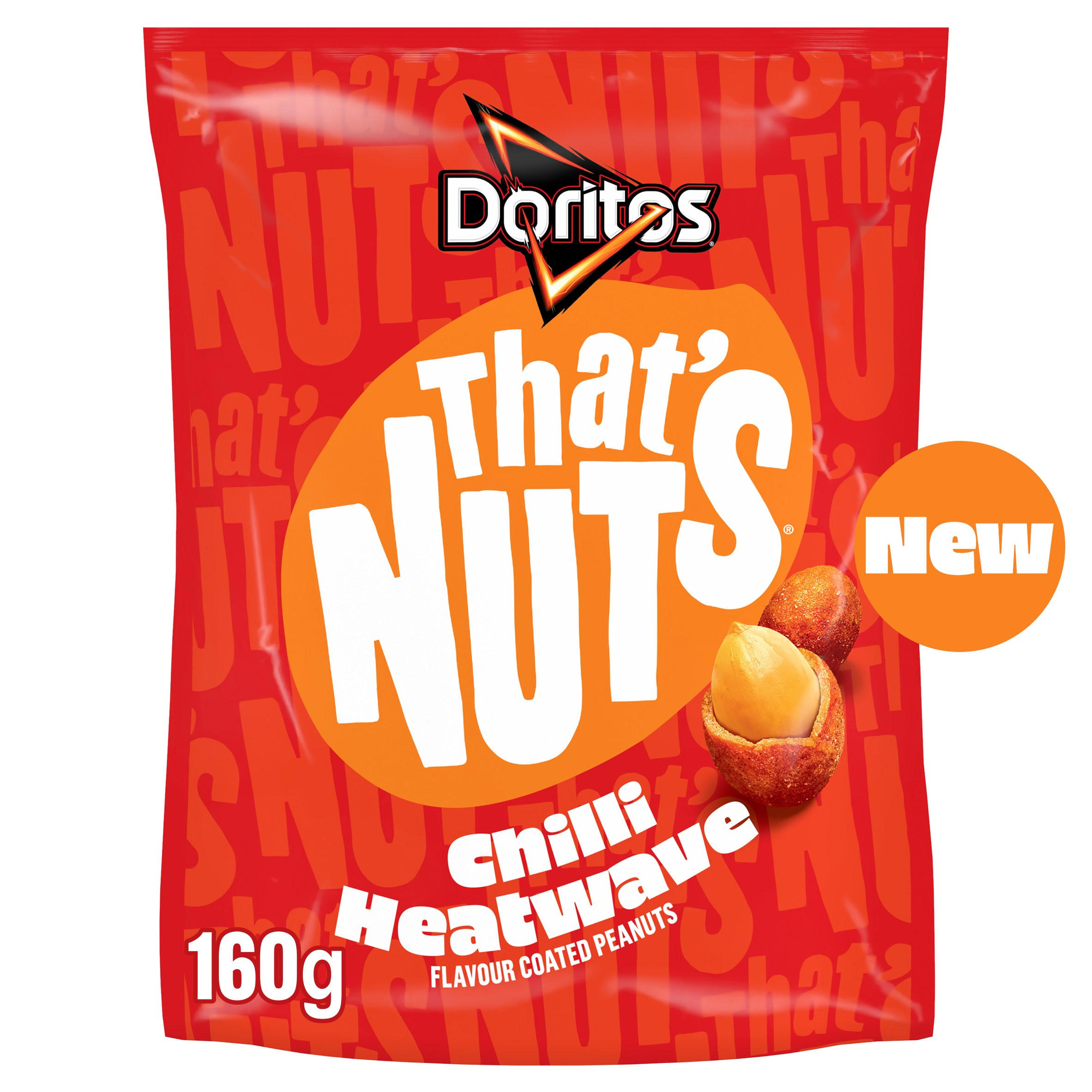 That’s Nuts Doritos Chilli Heatwave Sharing Coated Peanuts 160g, folic acid free