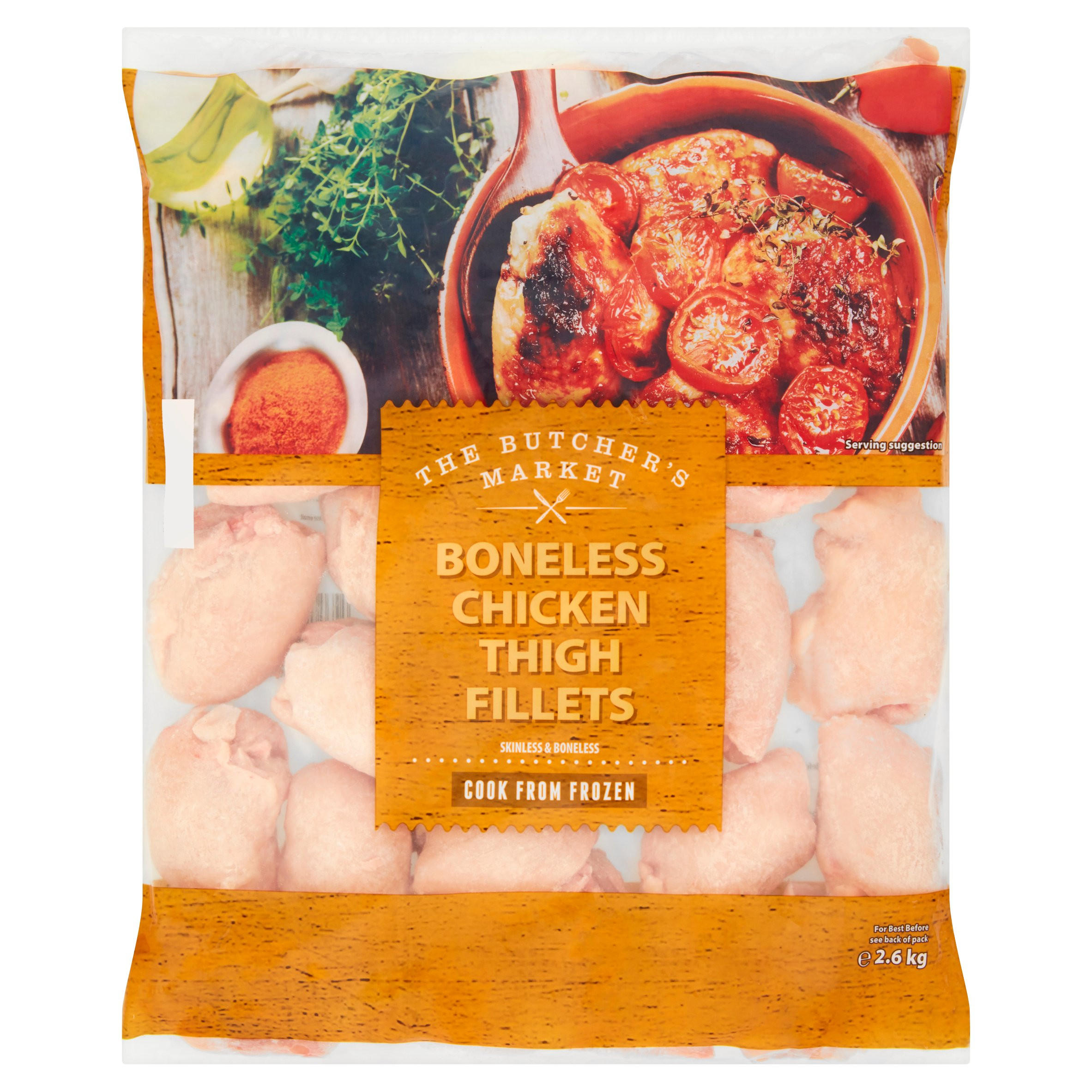The Butcher's Market Boneless Chicken Thigh Fillet 2.6kg Chicken