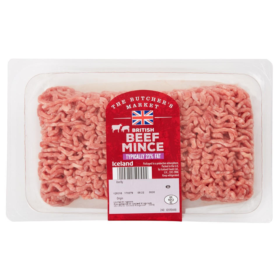 The Butcher's Market British Beef Mince Typically 23 Fat 450g Beef
