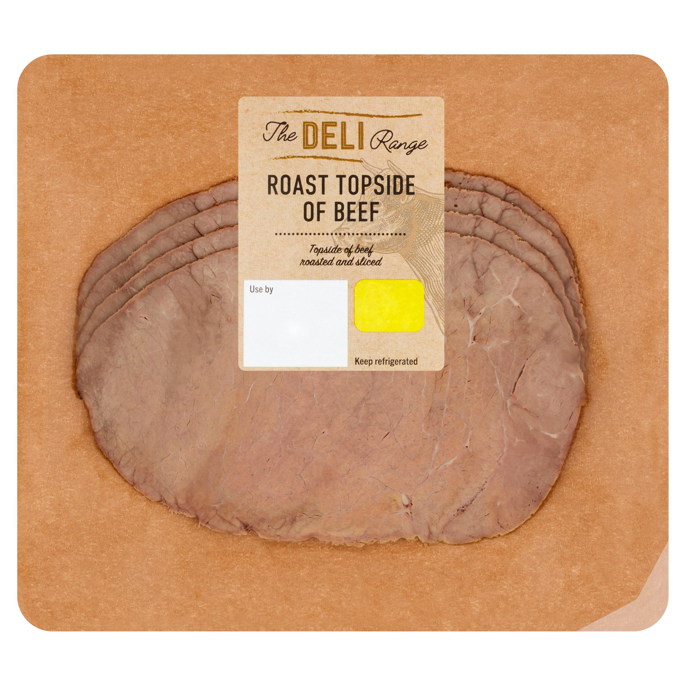 The Deli Range Roast Topside of Beef 80g Beef Iceland Foods