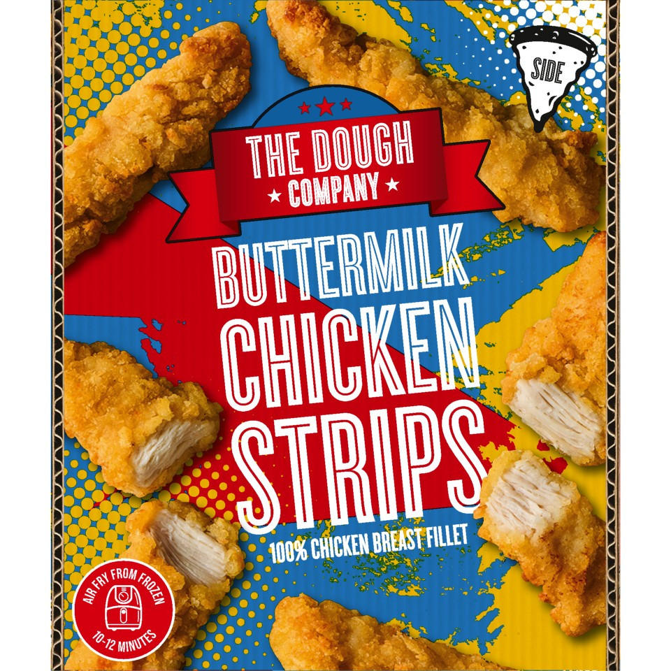 The Dough Company Buttermilk Chicken Strips 250g