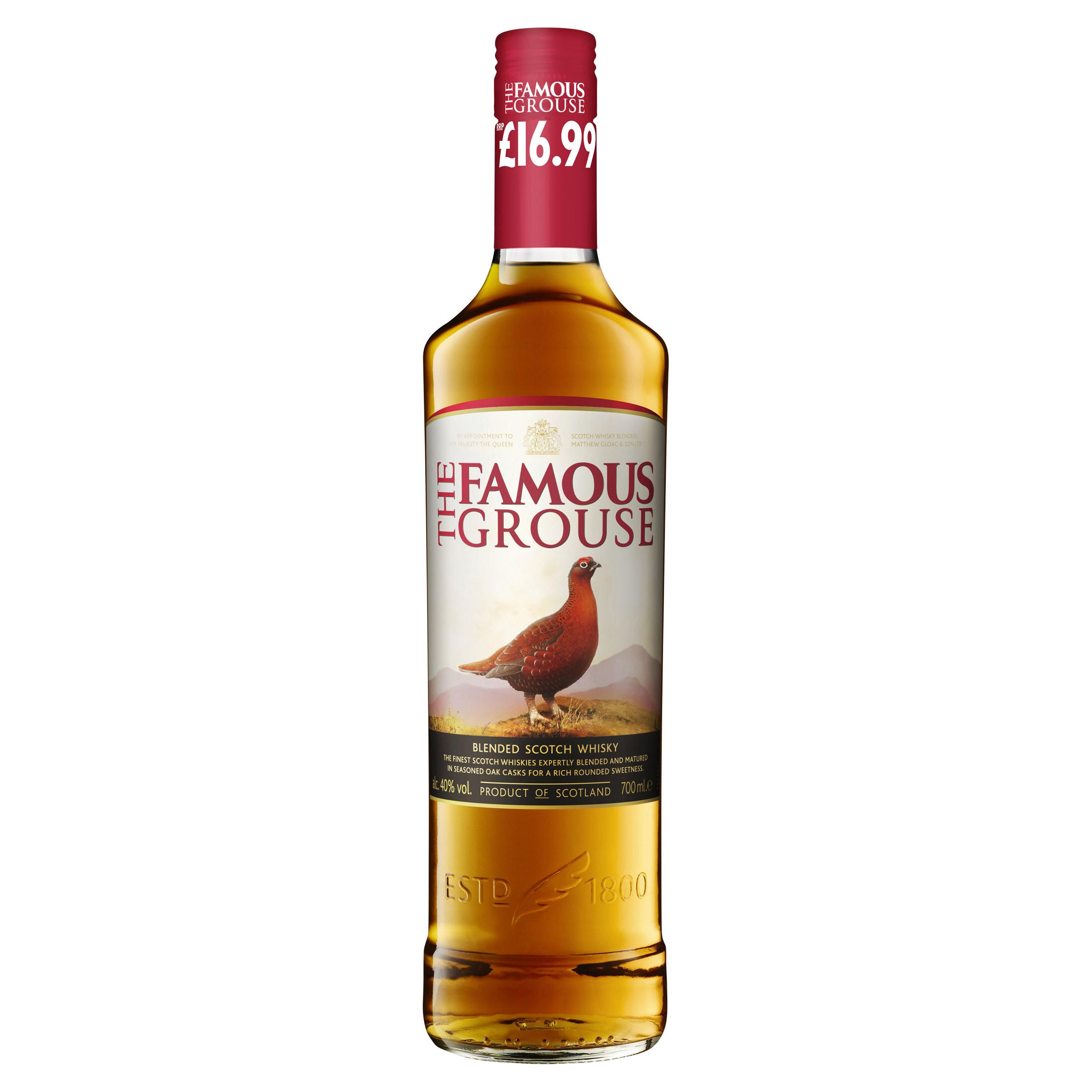 THE FAMOUS GROUSE Blended Scotch Whisky 700ml Spirits & PreMixed