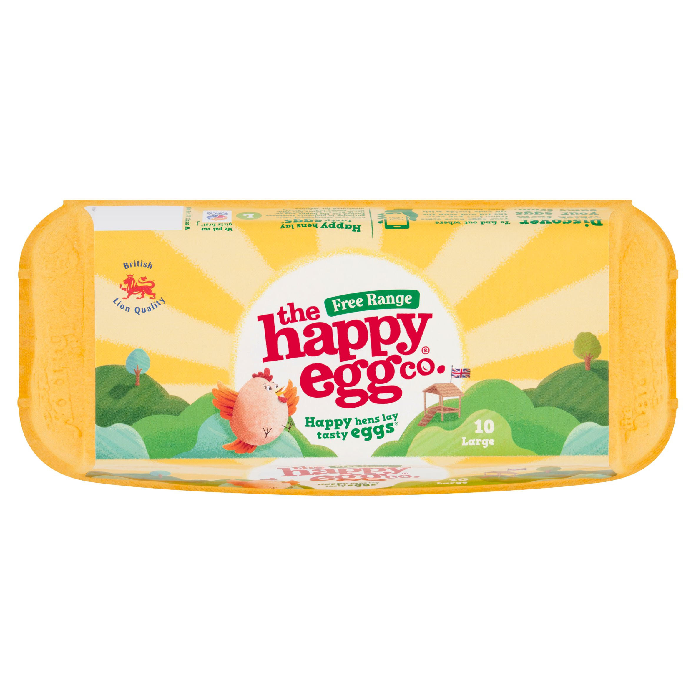 The Happy Egg Co. Free Range 10 Large | Eggs | Iceland Foods
