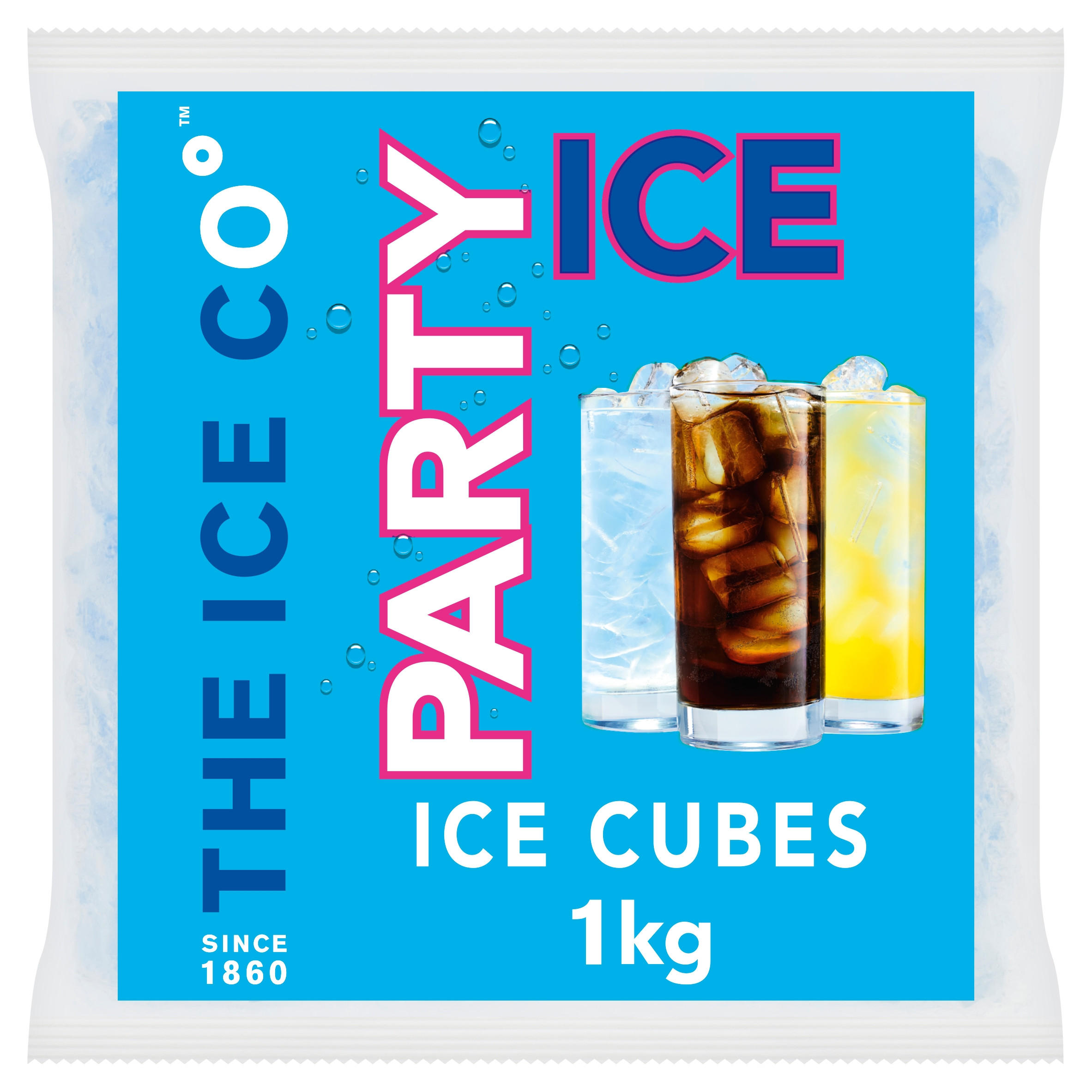 The Ice Co Party Ice Cubes 1kg