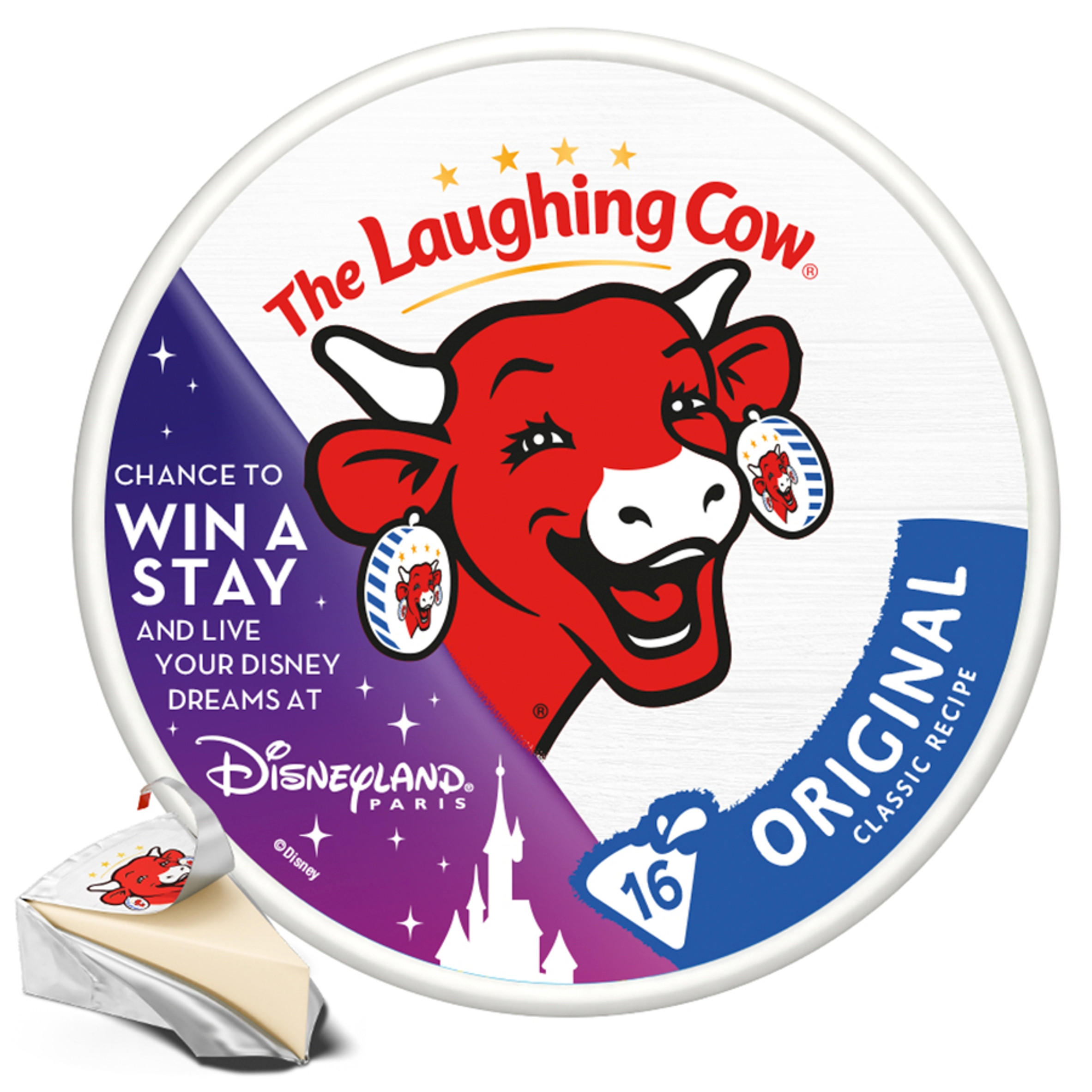 The Laughing Cow Light Cheese Spread Triangles x16 240g