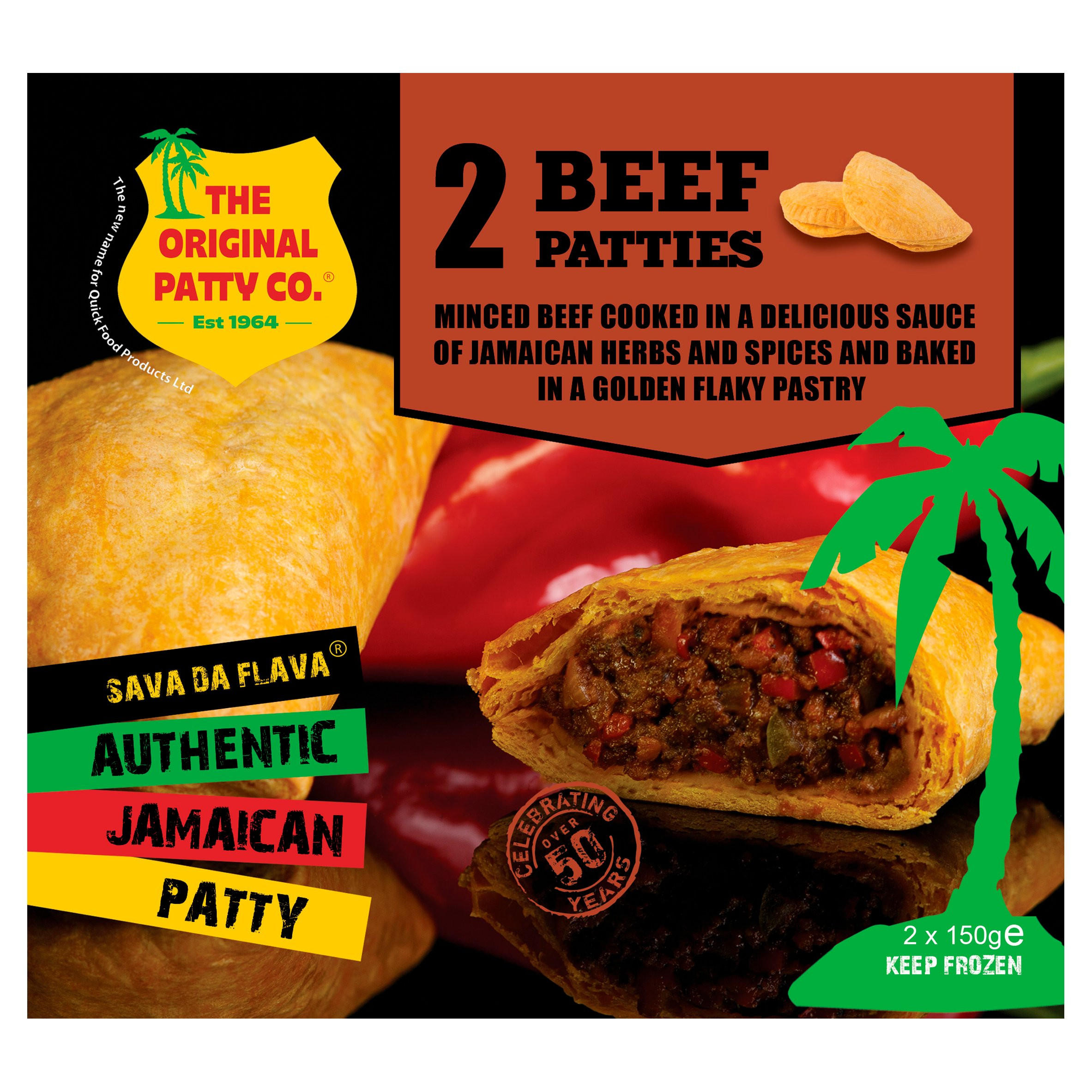 Classic Beef Jamaican Patties - 6 Pack by Branch Patty | Goldbelly