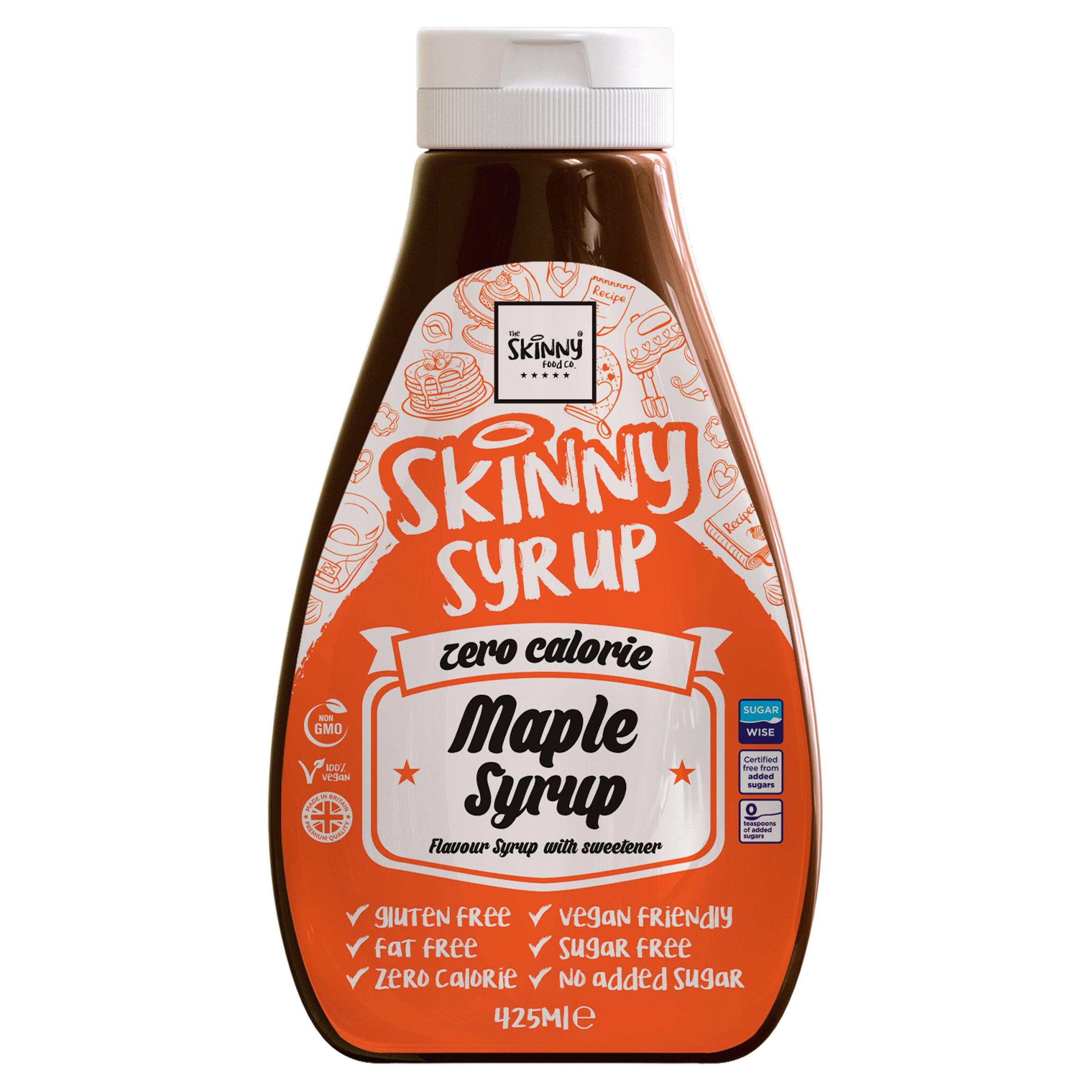 The Skinny Food Co. Skinny Syrup Zero Calorie Maple Syrup 425ml Jams