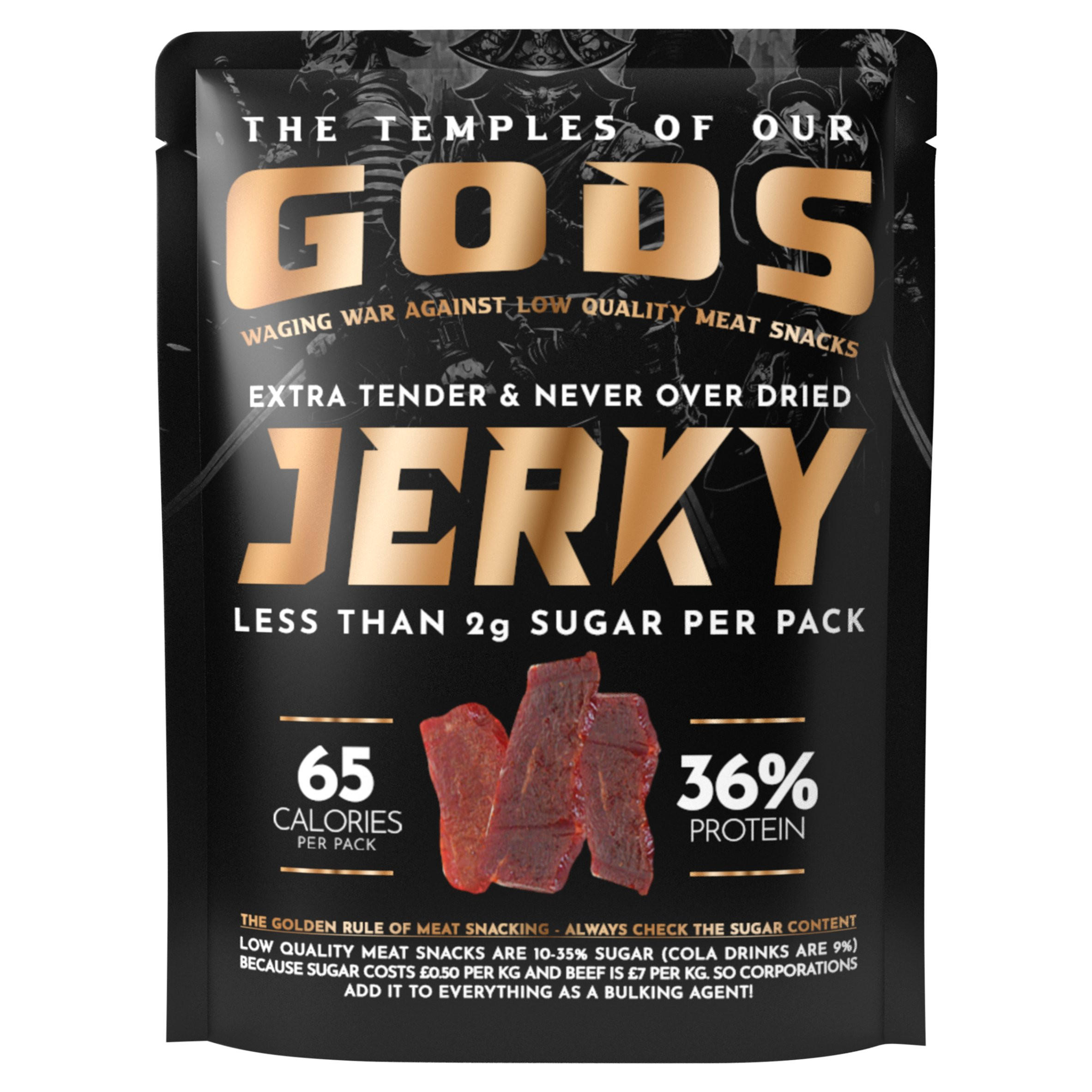 The Temple of Our Gods Jerky 25g, folic acid free