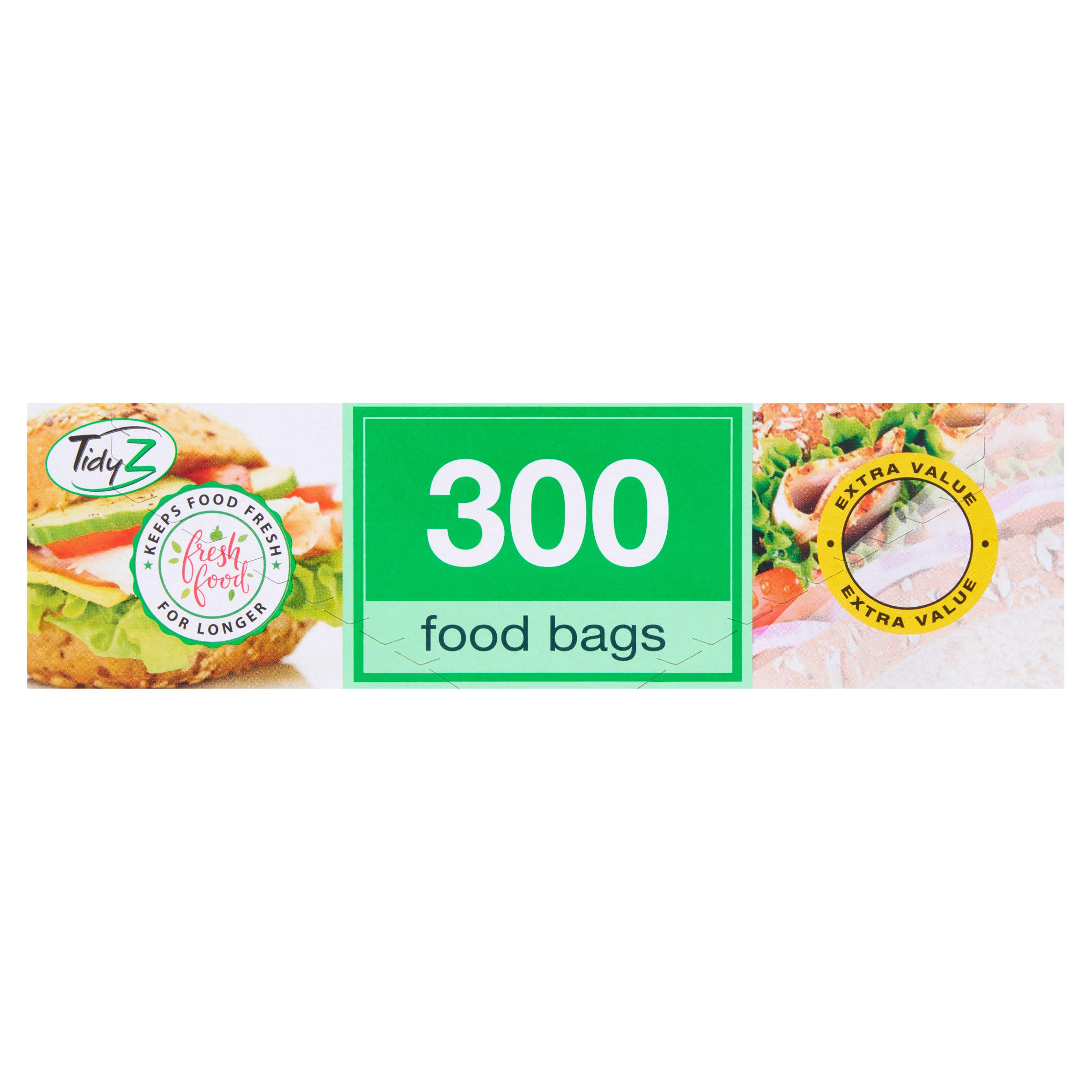 TidyZ 300 Food Bags Bin Bags Foil Cling Film Iceland Foods tidyz-300-food-bags-bin-bags-foil-cling-film-iceland-foods