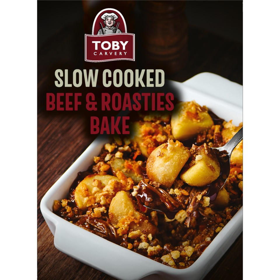 Toby Carvery Slow Cooked Beef & Roasties Bake 400g