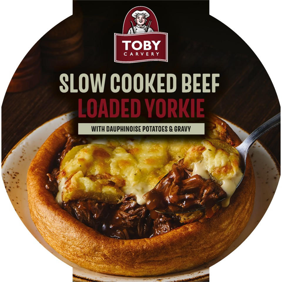 Toby Carvery Slow Cooked Beef Loaded Yorkie 400g
