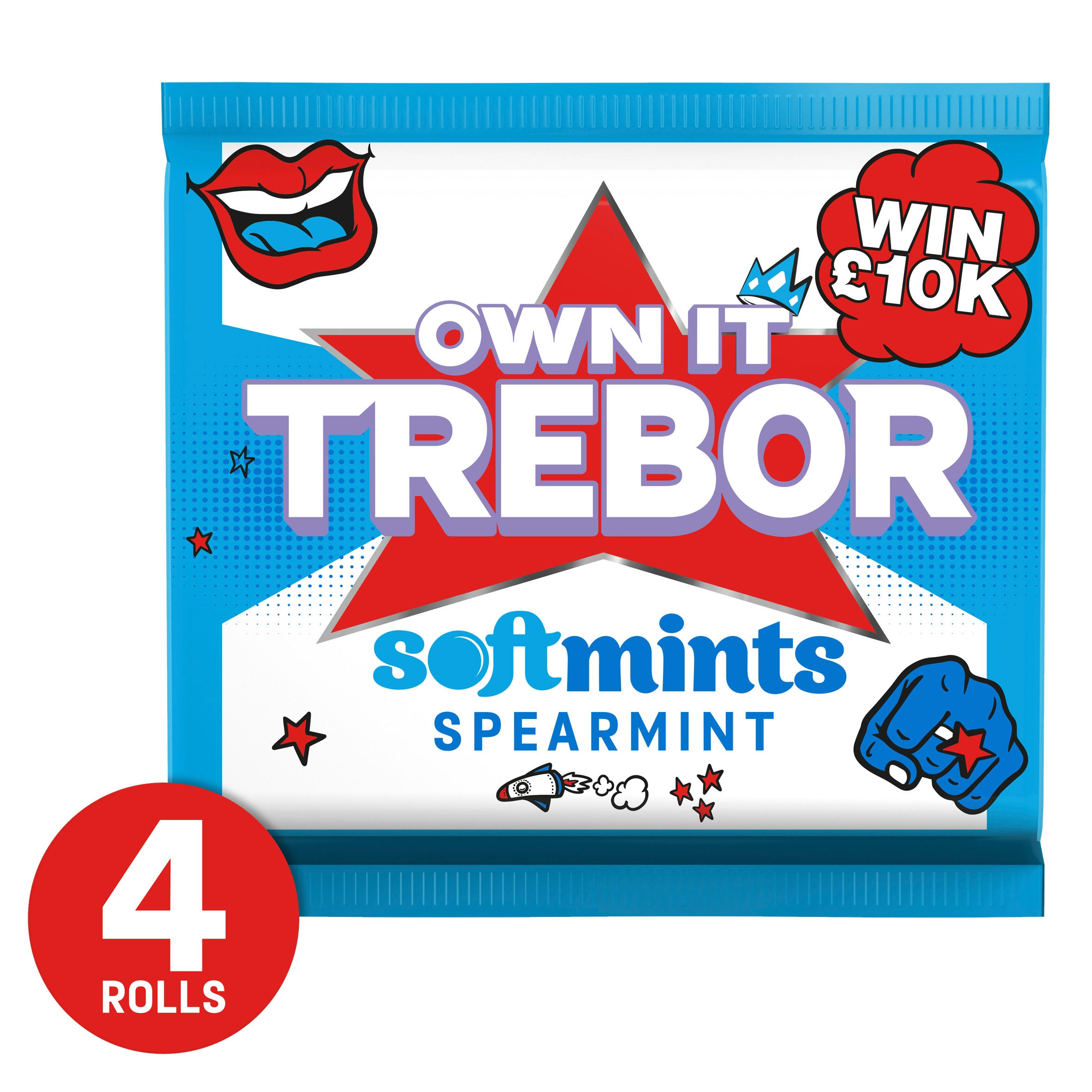 Trebor Softmints Spearmint Mints 4 Pack 179.6g £1 Value Iceland Foods