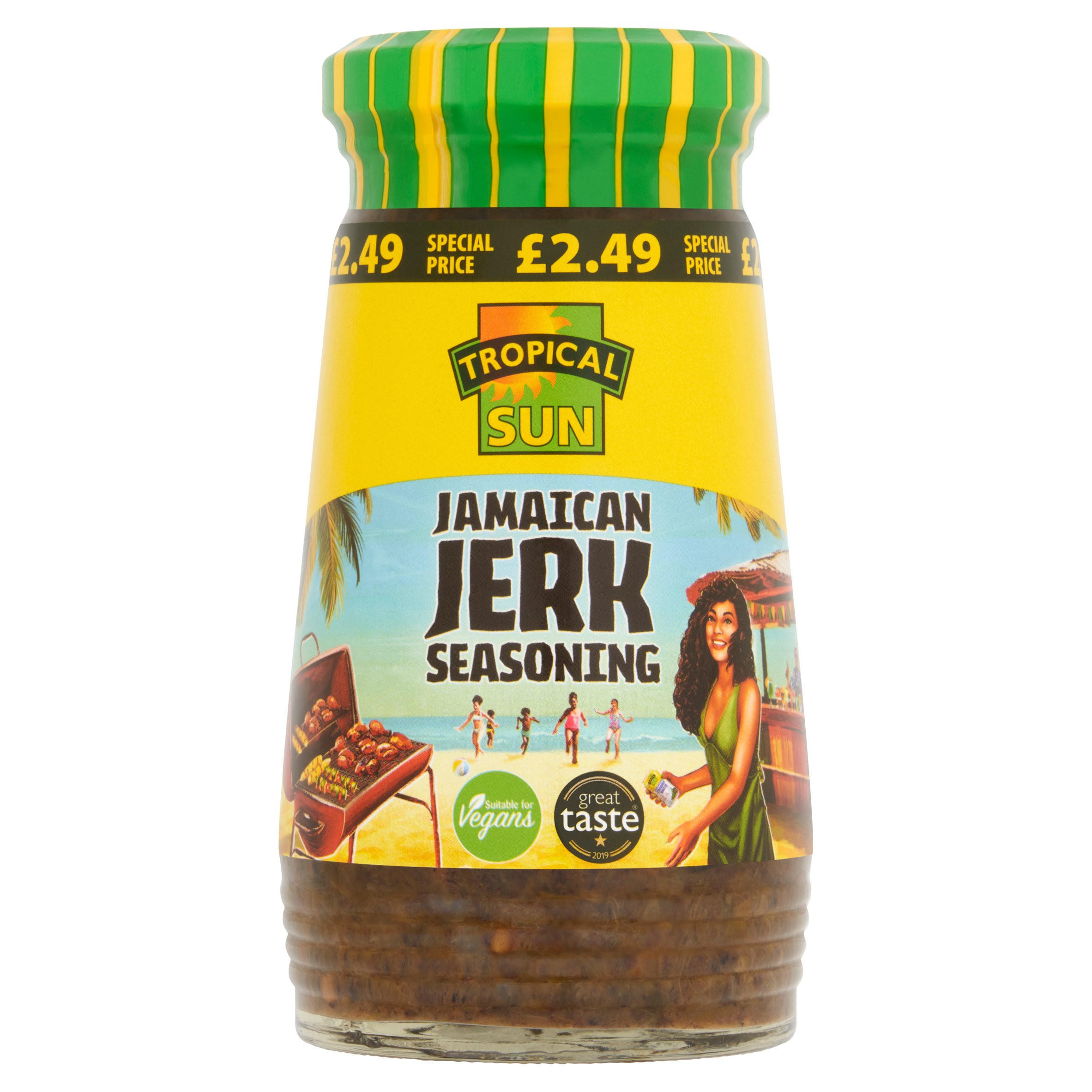 Tropical Sun Jamaican Jerk Seasoning 280g Bbq Chilli And Marinades