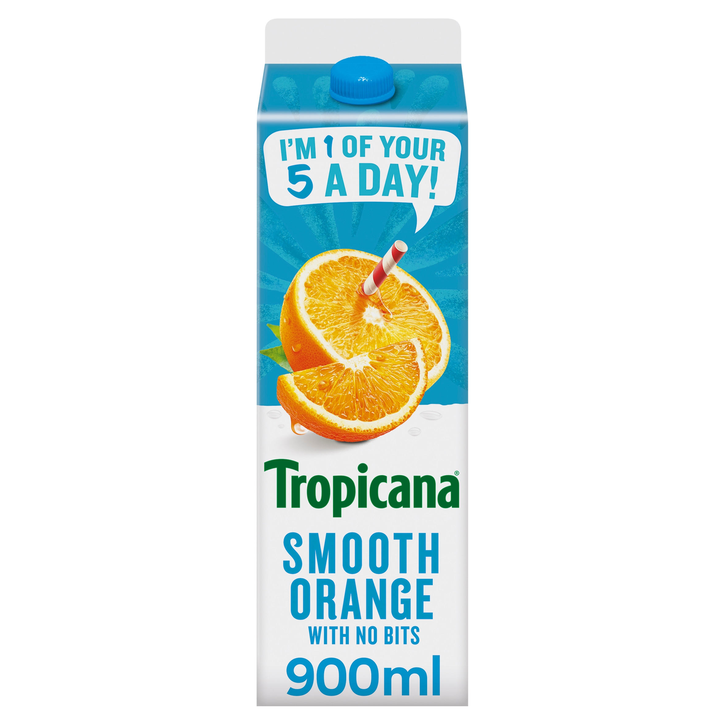 Tropicana Smooth Orange with No Bits 900ml Fruit Juice & Smoothies