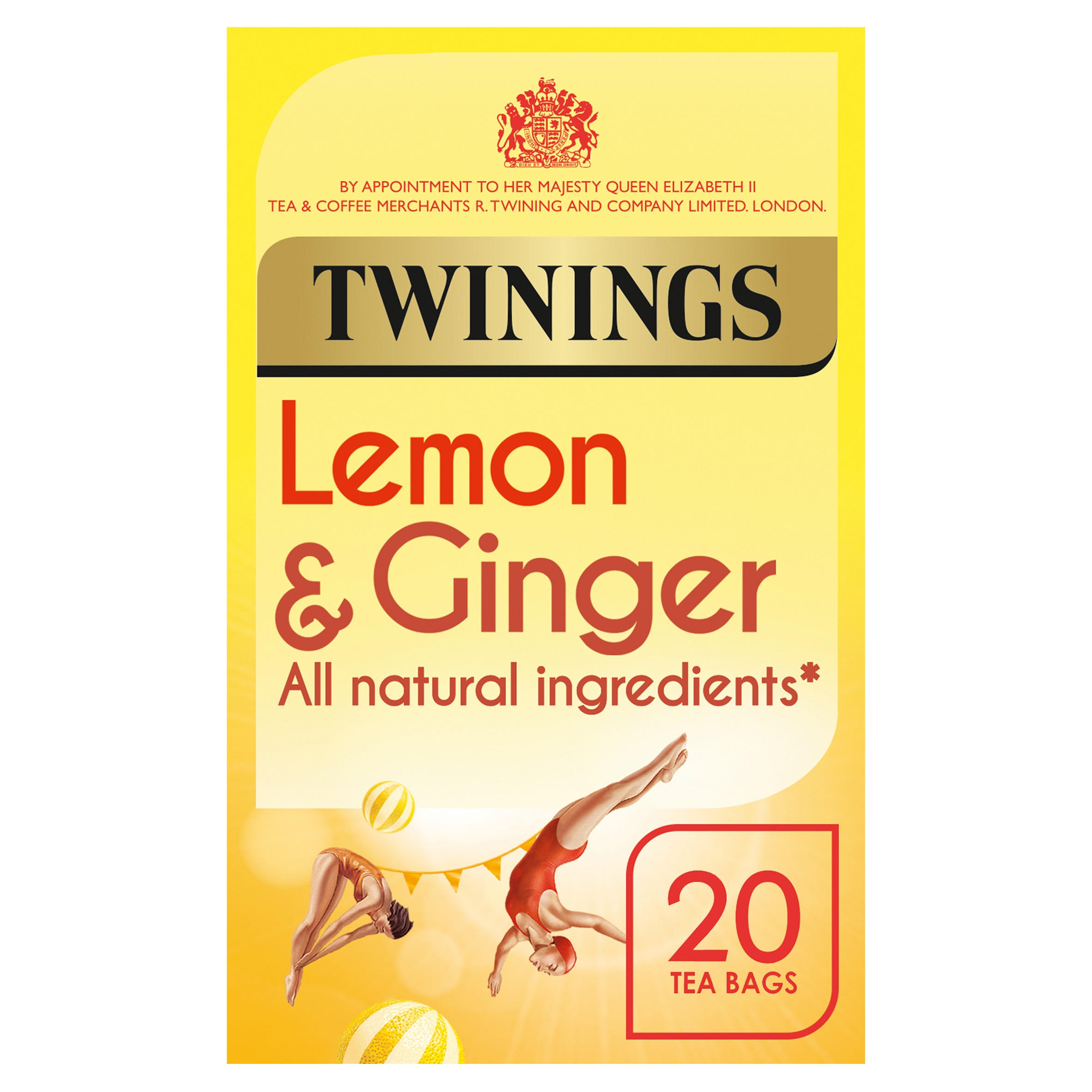 Twinings Lemon Ginger 20 Tea Bags 30g Hot Beverages Iceland Foods